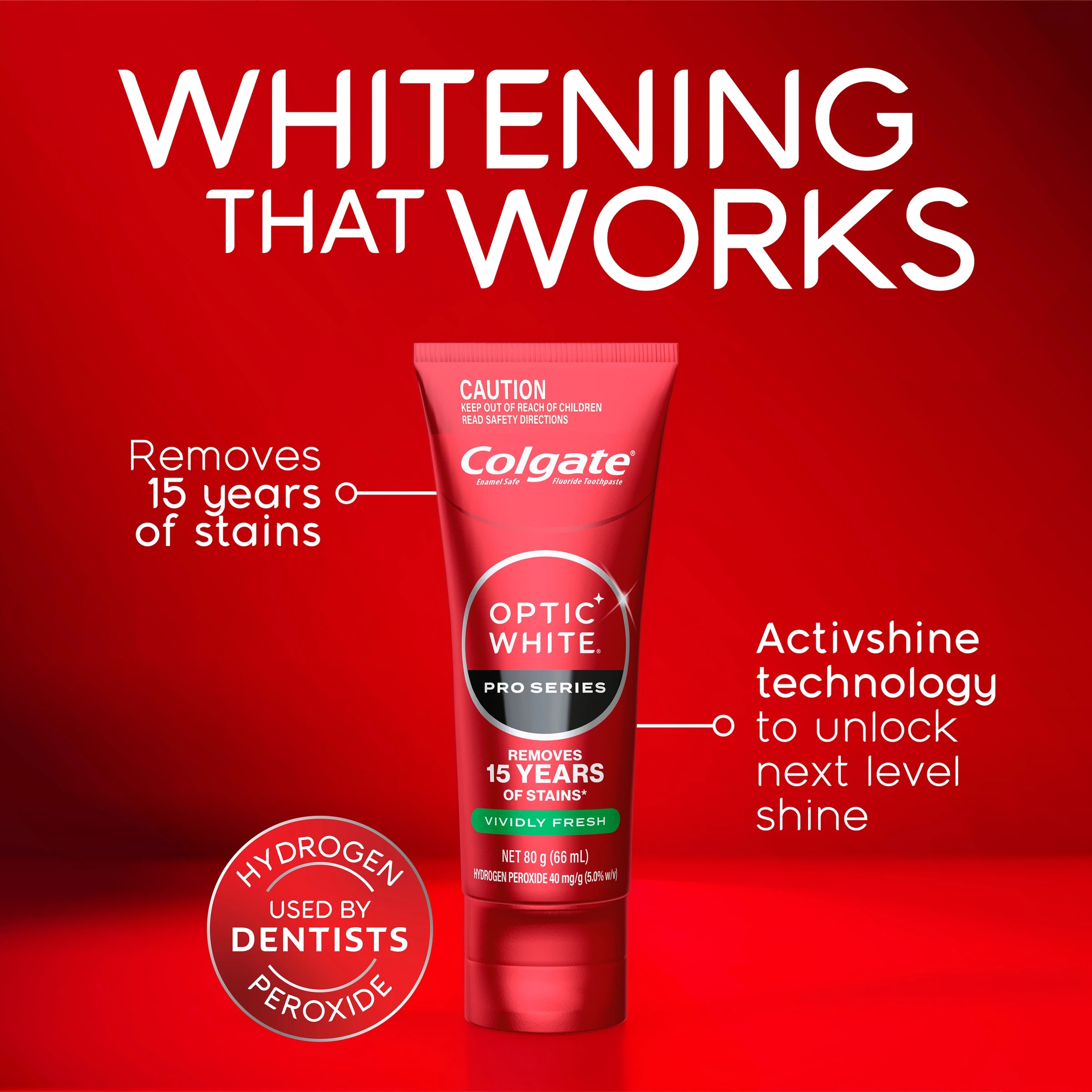 5 Colgate Optic White Pro Series Enamel Safe Toothpaste 80g, 5 of 10