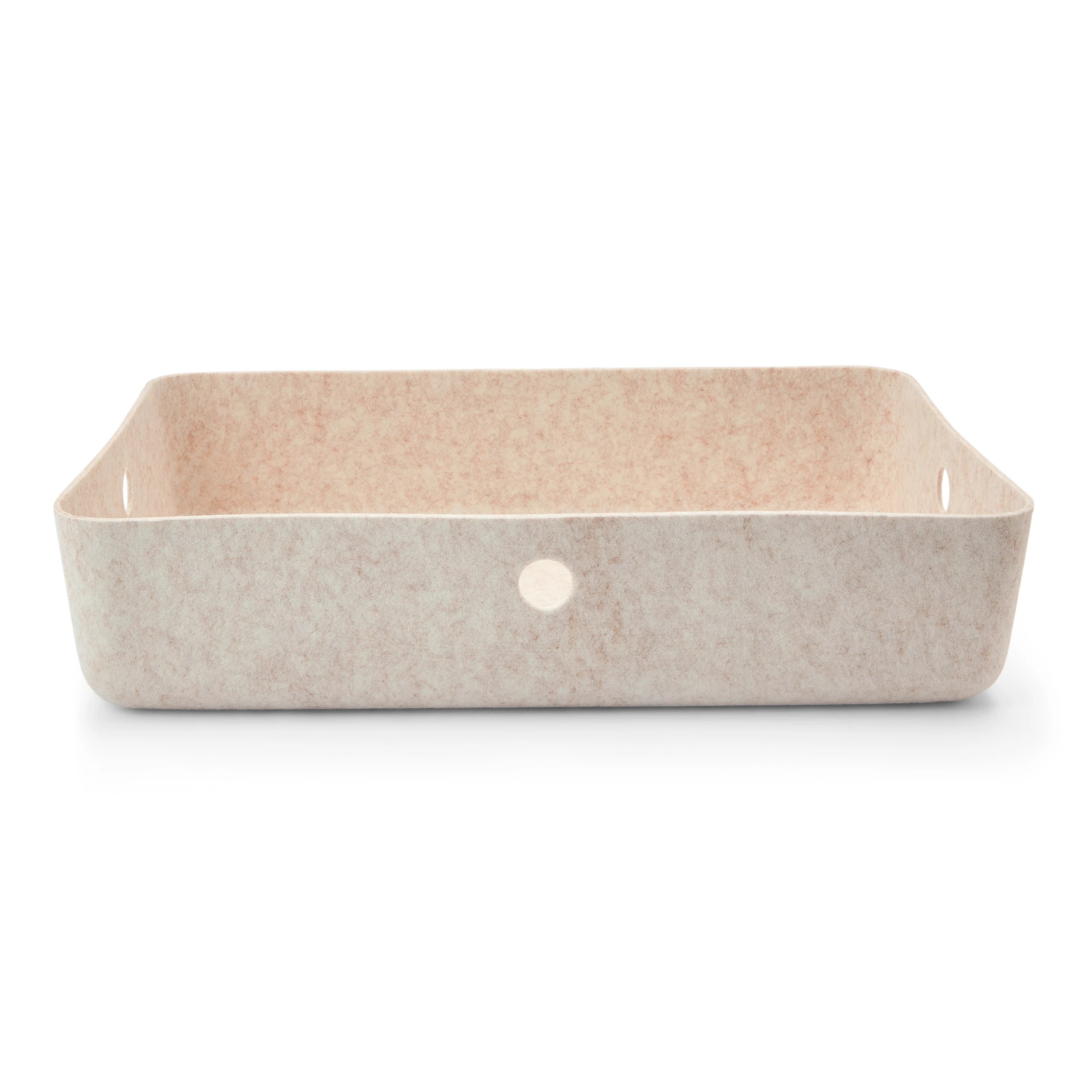 6 Felt Underbed Basket with Lid - Beige, 6 of 10