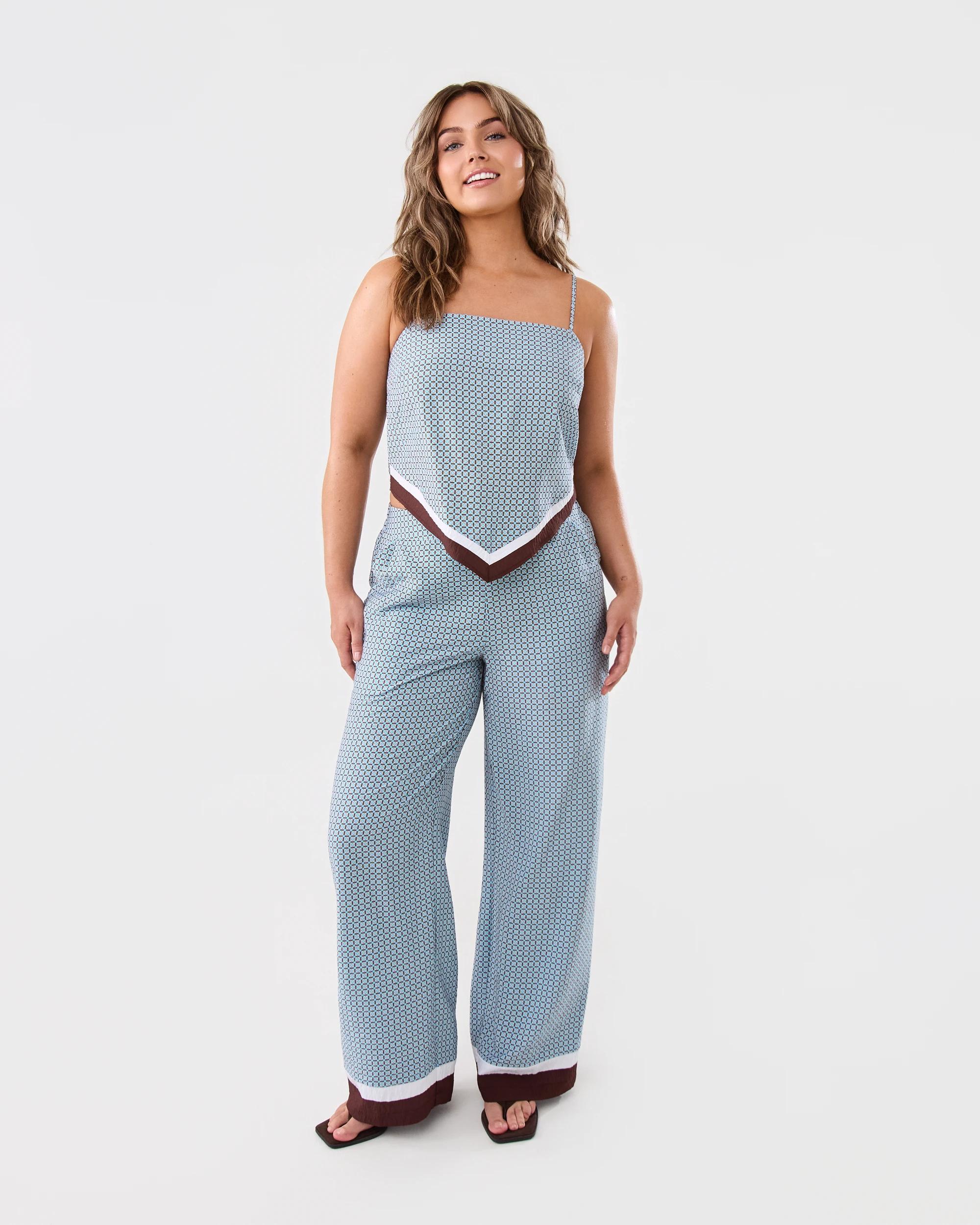 6 Printed Satin Pants Chain, 6 of 6