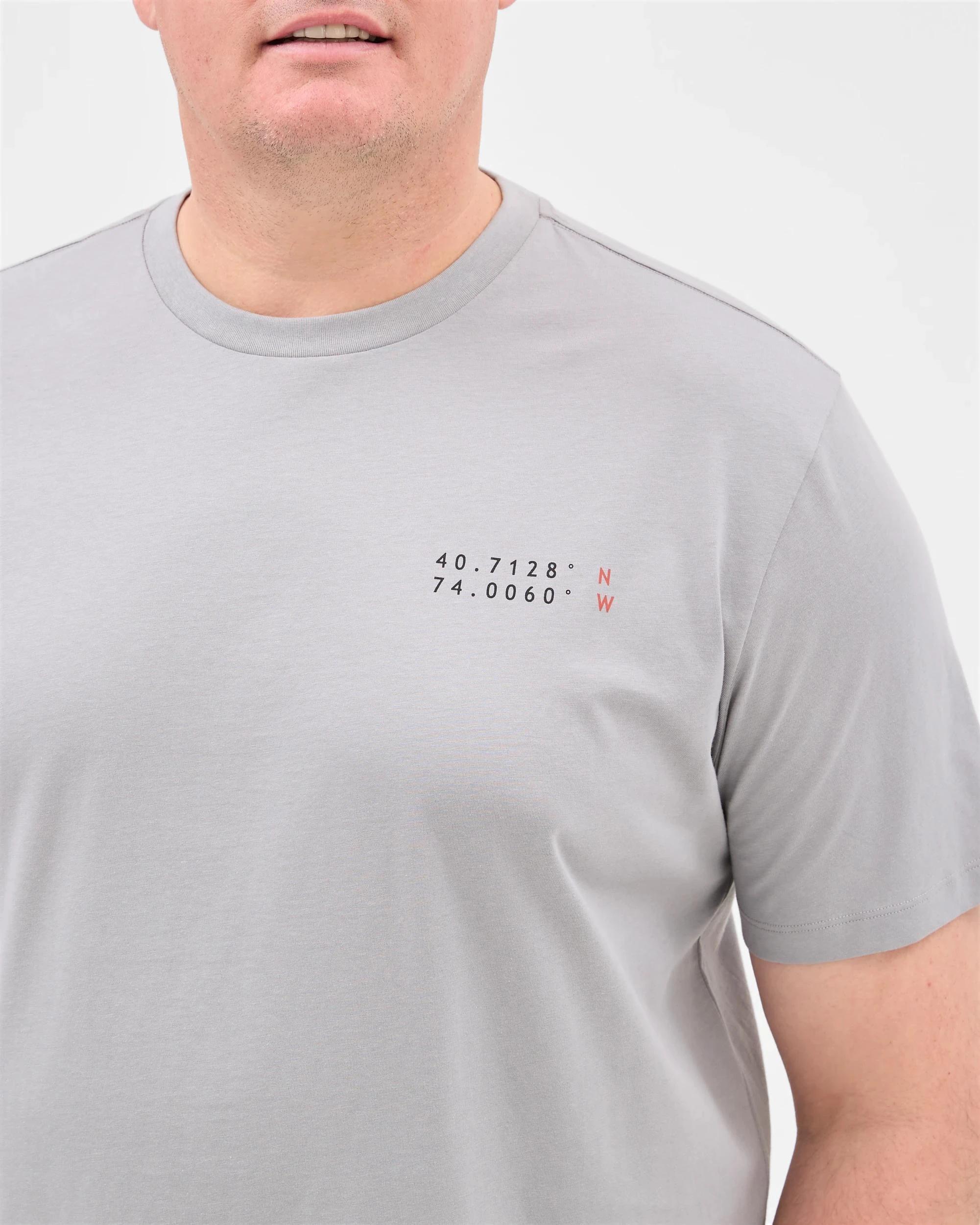 3 Target Man Plus Plus Size Australian Cotton Print T-Shirt GREY, 3 of 6