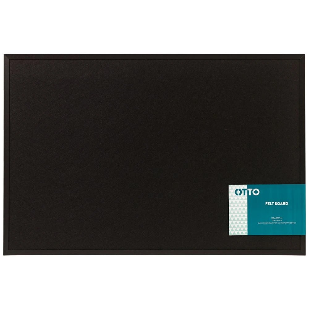 1 Otto Feltboard 900 x 600mm Black, 1 of 2