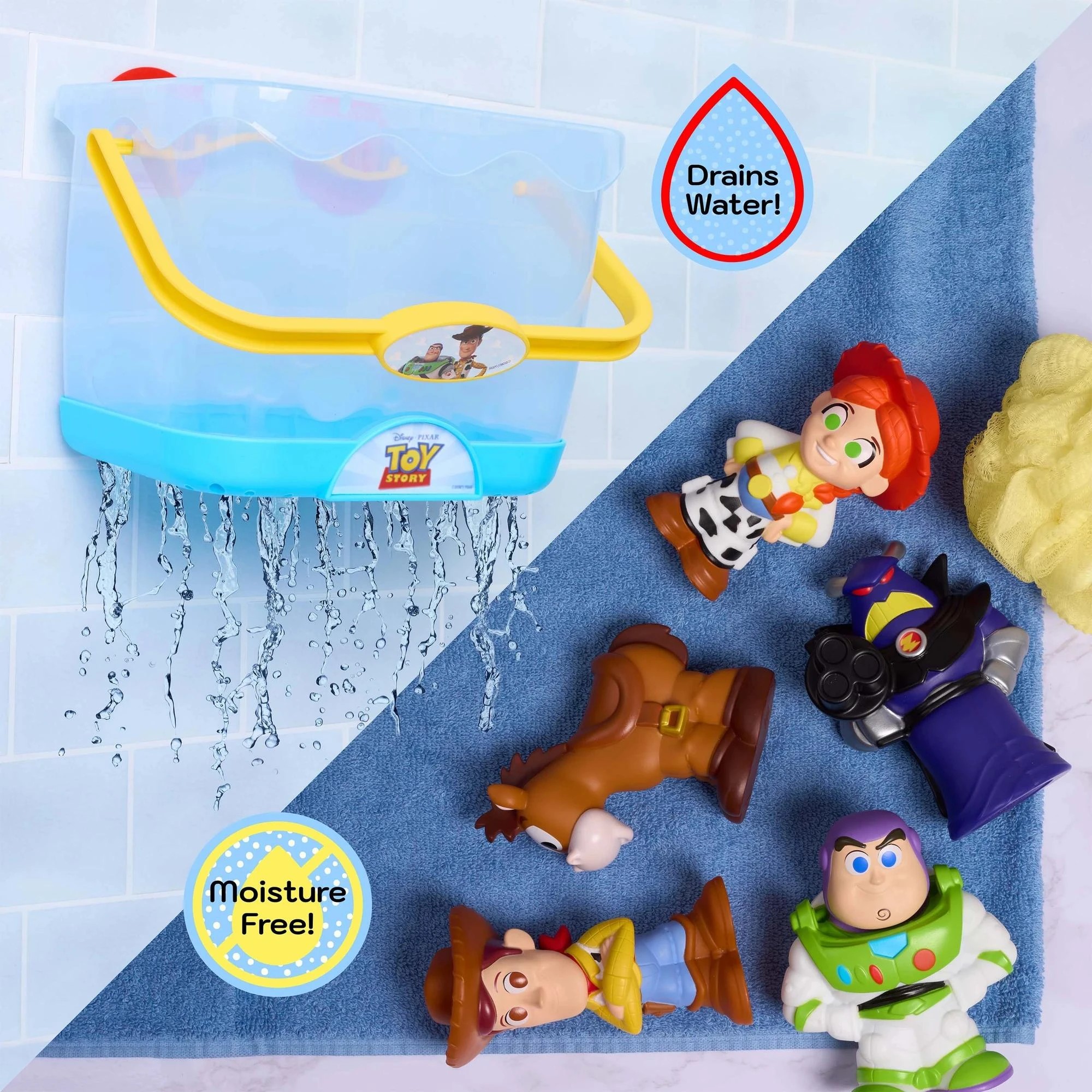 4 Disney and Pixar Toy Story Bath Caddy - Multi, 4 of 6
