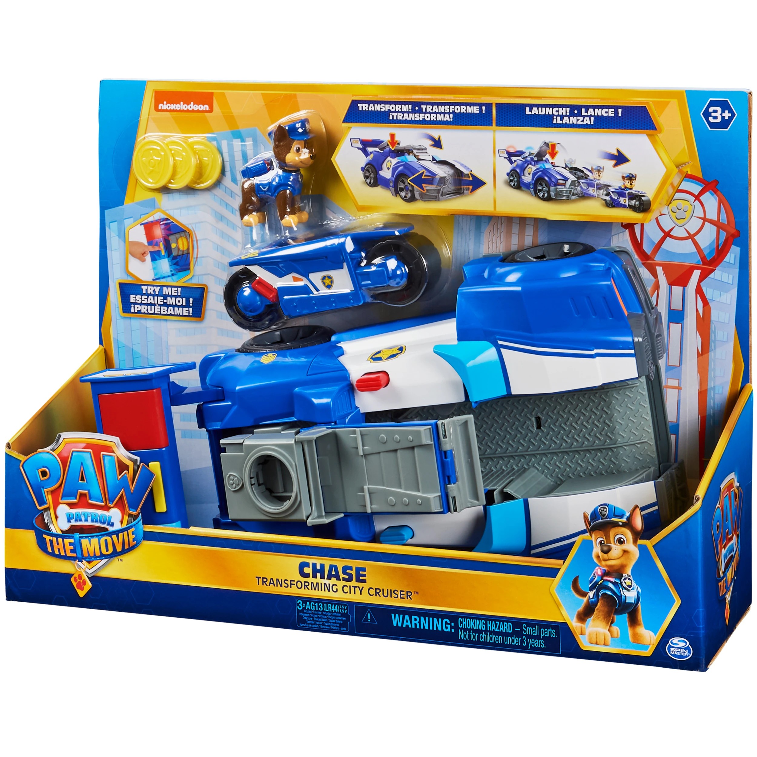 5 PAW Patrol Chase Transforming Vehicle, 5 of 6
