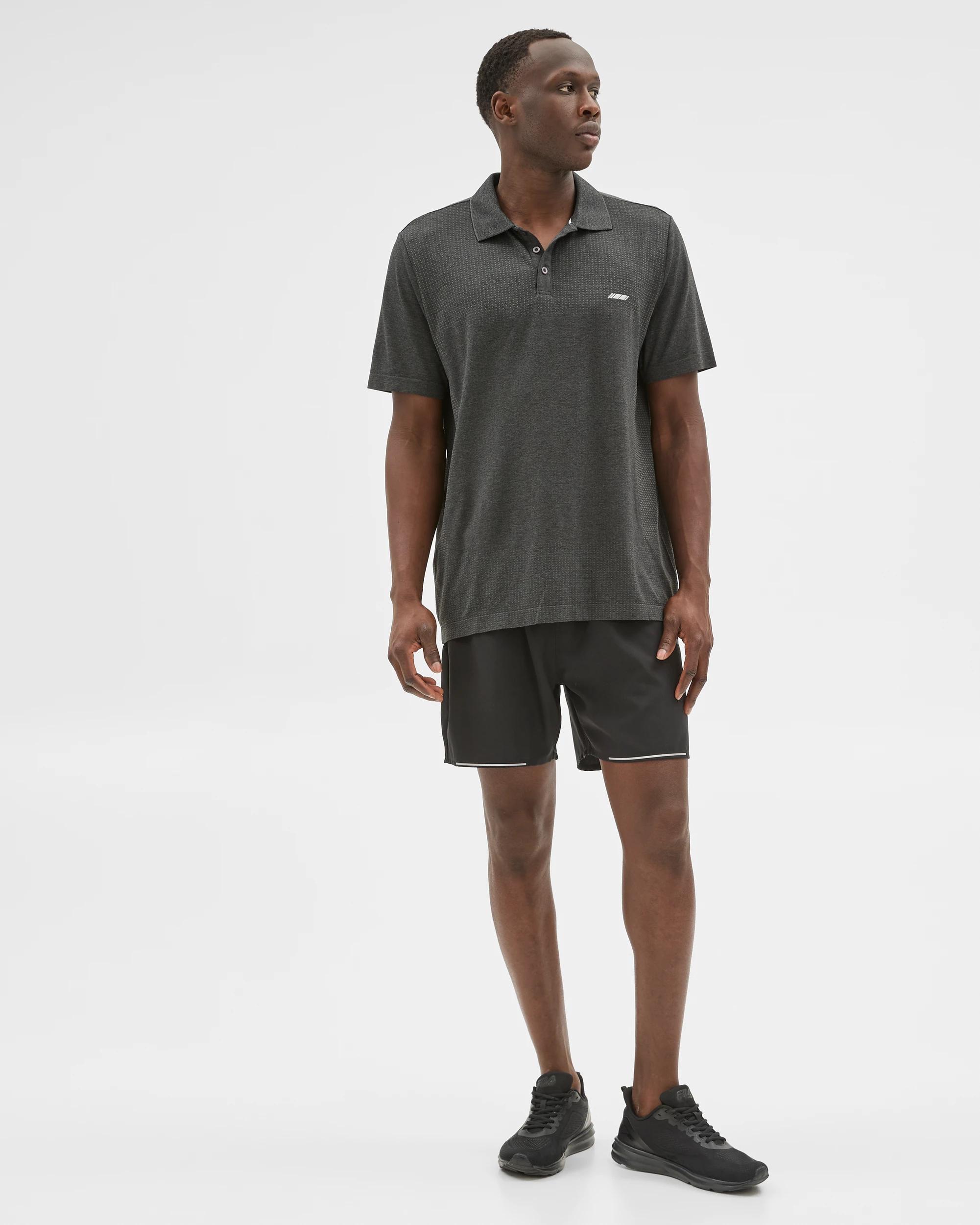 2 Target Active Polo Top BLACK, 2 of 6