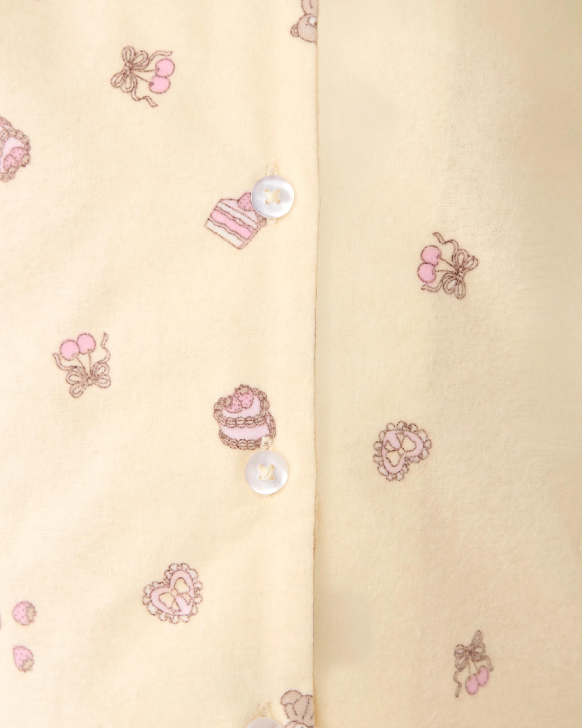 4 Flannel Pyjama Set Ylw Swet, 4 of 8