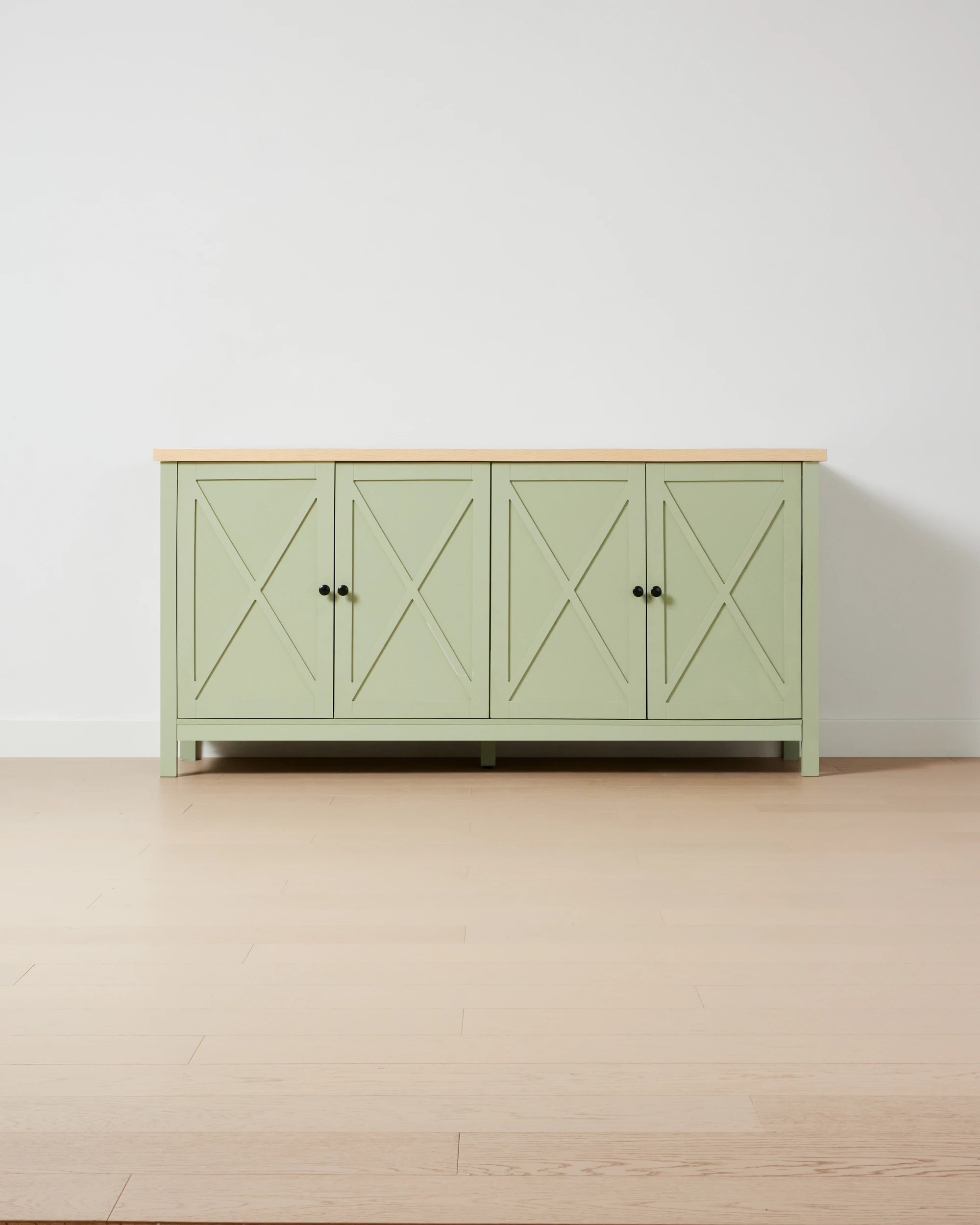 3 Camille 4 Door Sideboard - Sage, 3 of 9