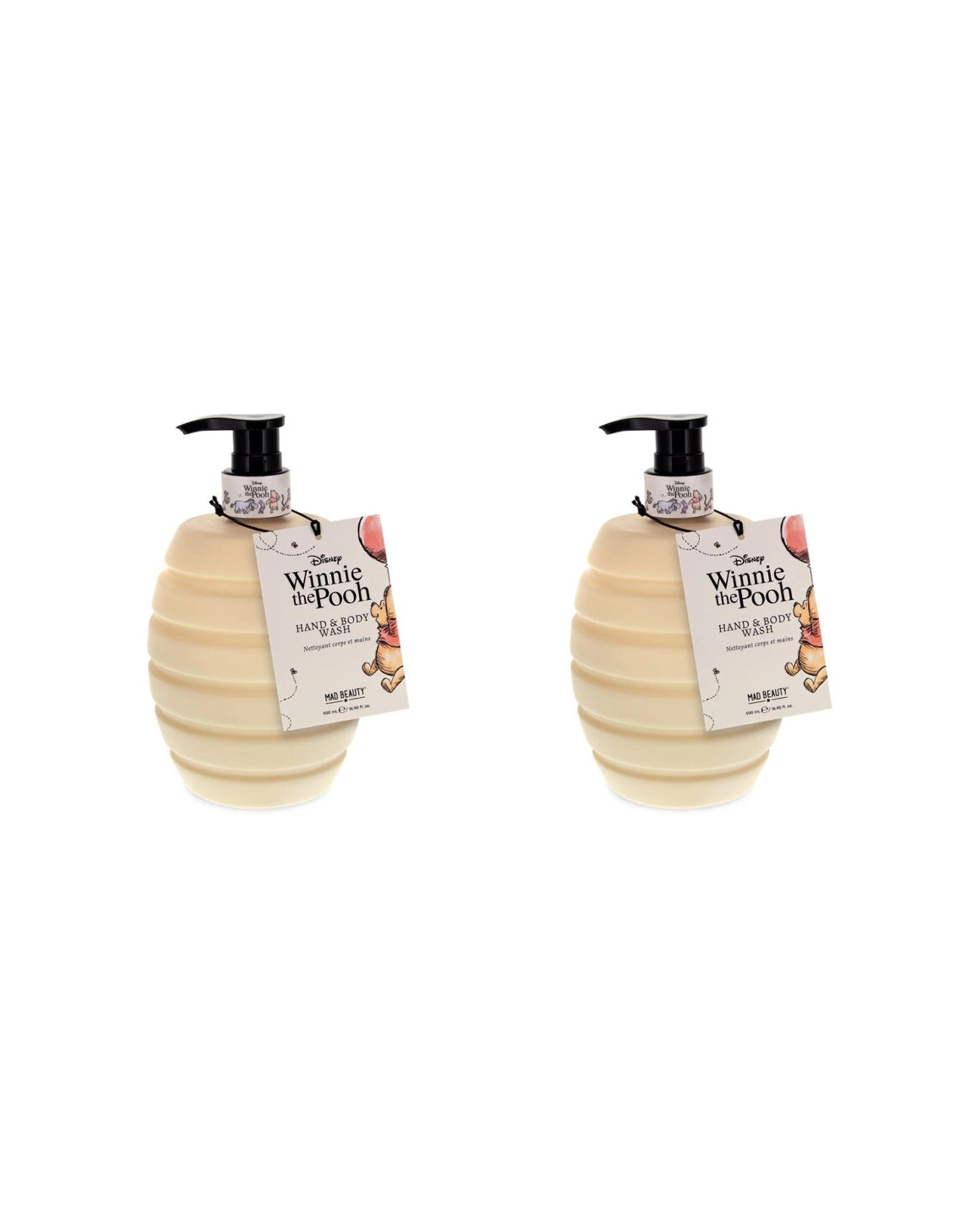 1 Disney 2PK Winnie The Pooh Hand And Body Wash Honey & Blossom 500ml - Beige, 1 of 3