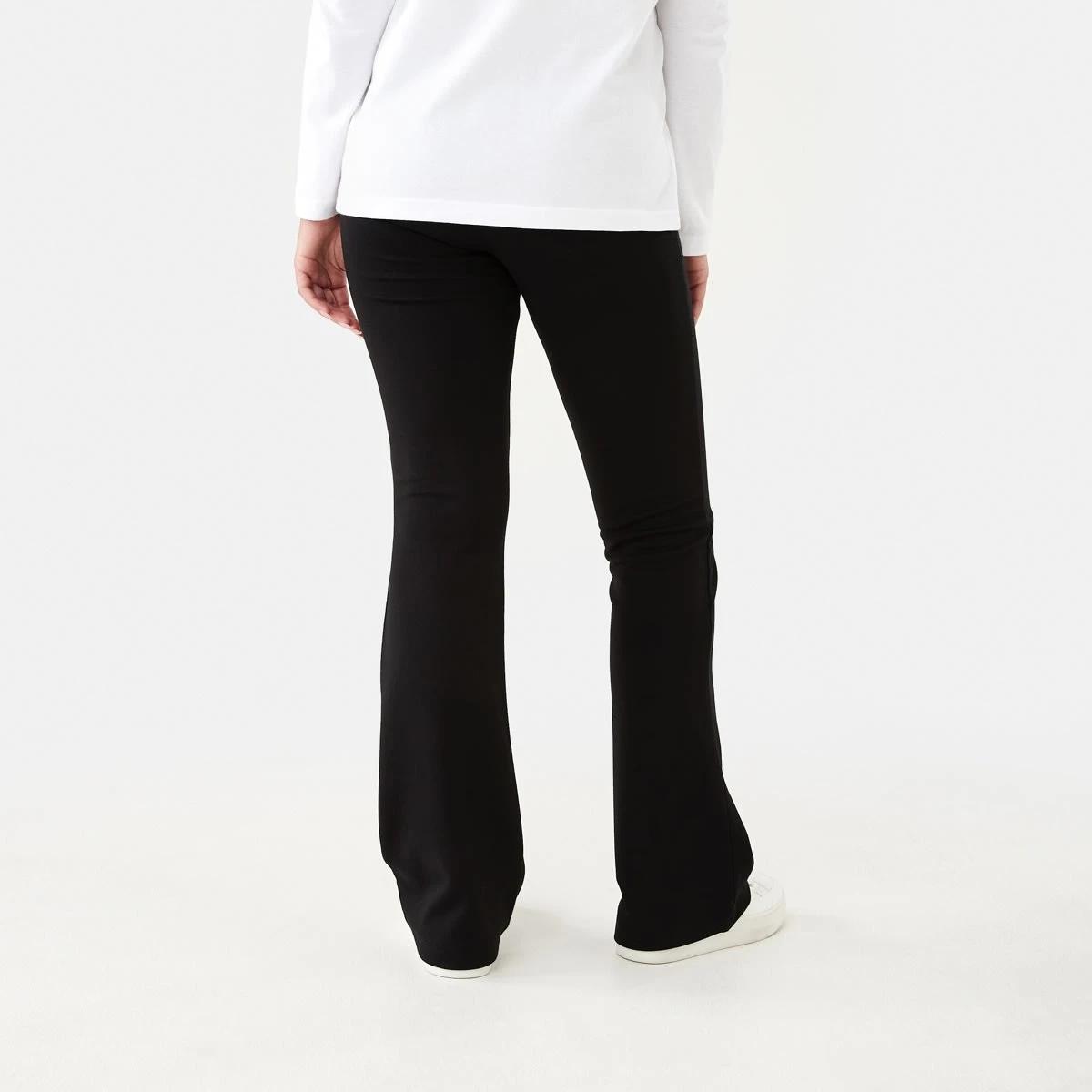 2 Ponte Flare Leggings Black, 2 of 8