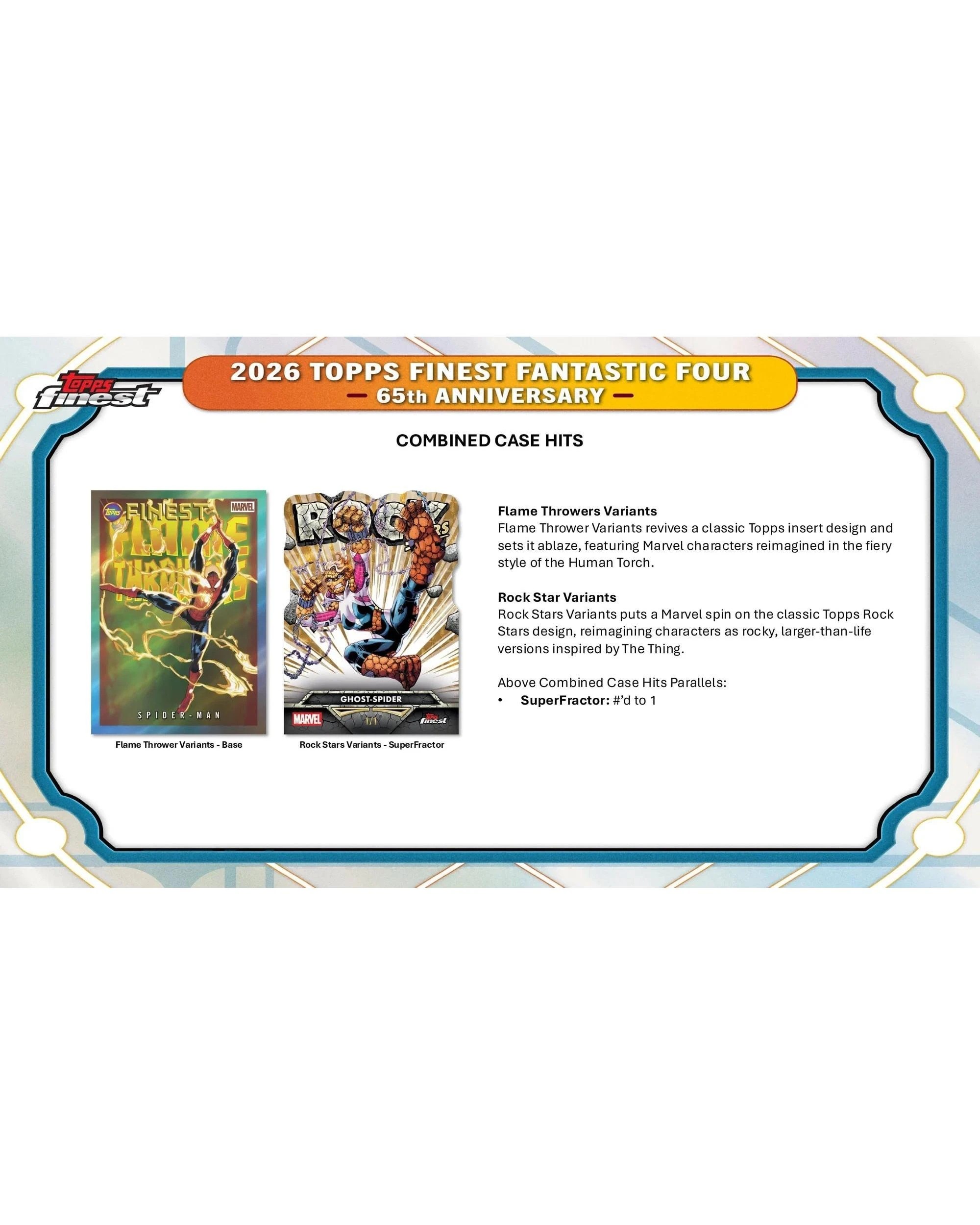7 Topps 2026 Finest Marvel Fantastic Four Hobby Box, 7 of 10