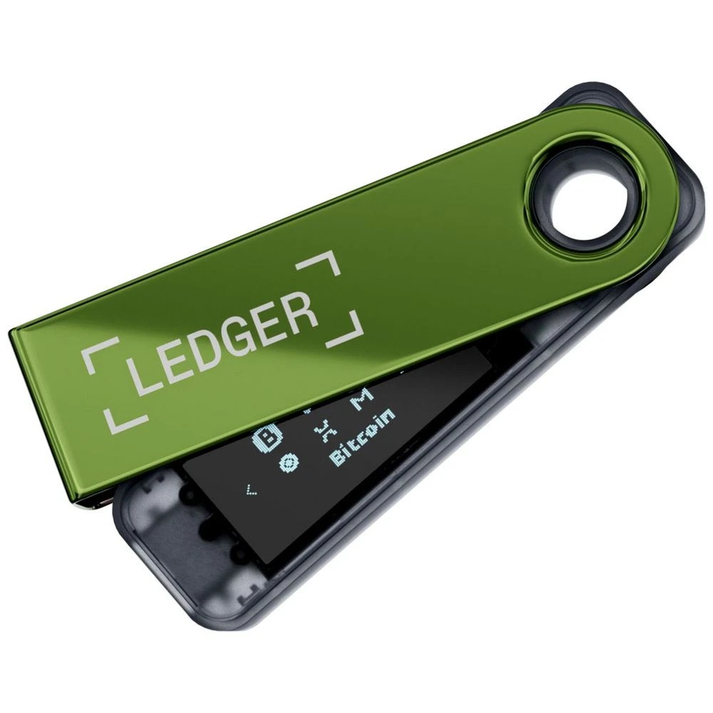 5 Ledger Nano S Plus Crypto Wallet Oxydate Green, 5 of 7