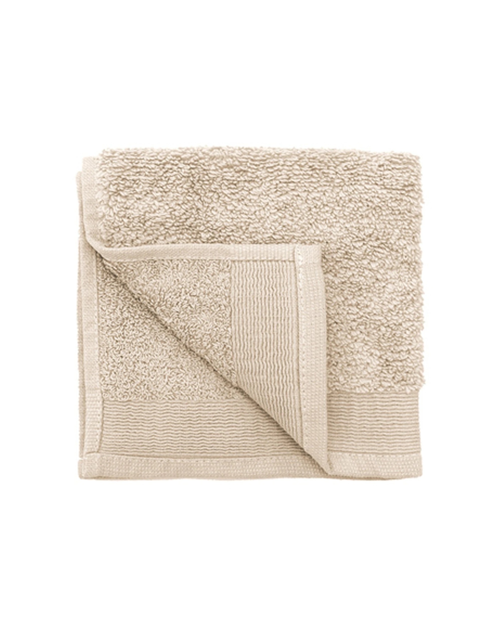 2 Bambury Elvire 600gsm Soft Absorbent Cotton Face Washer 12PK 33x33cm - Beige, 2 of 6