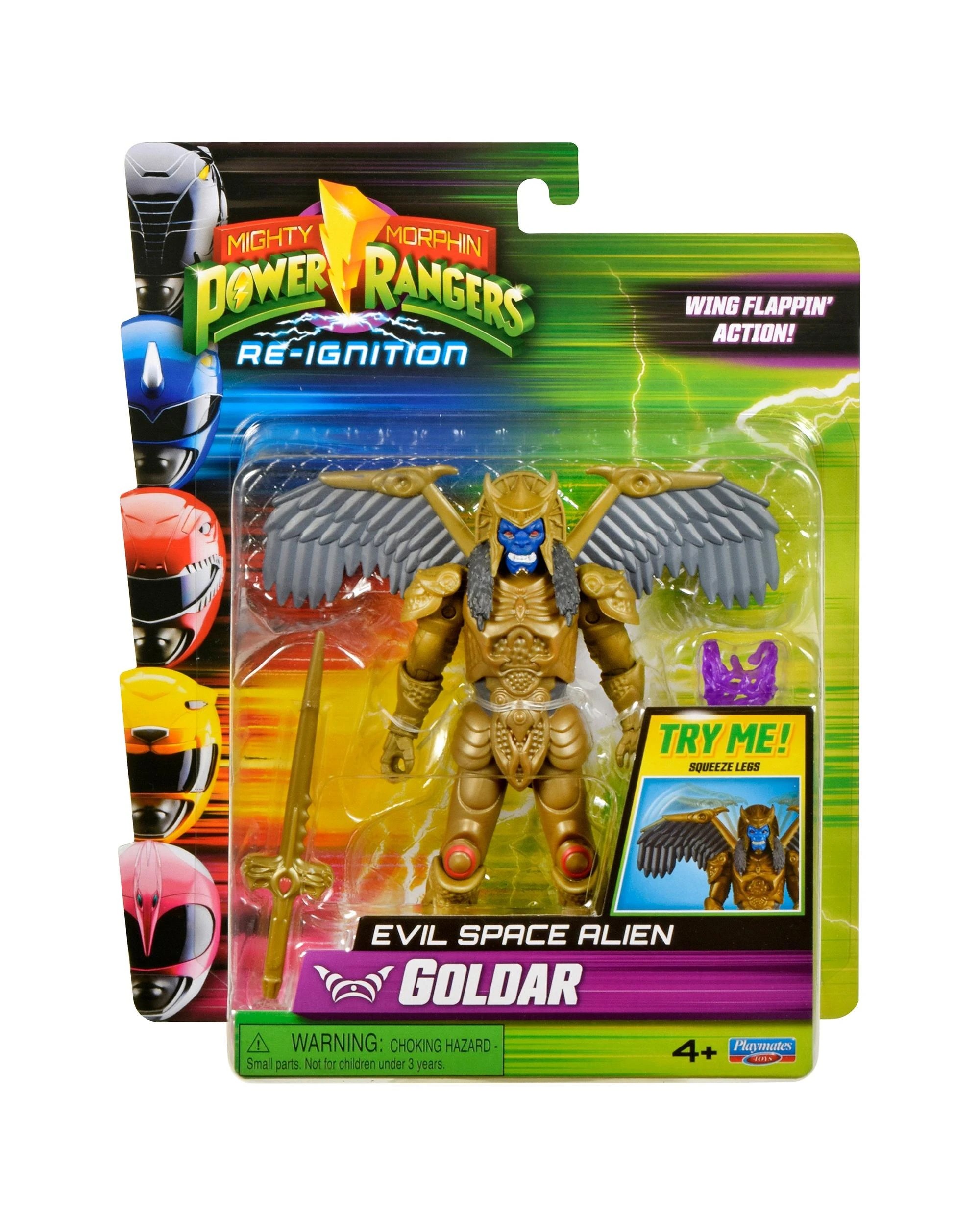 1 Mighty Morphin Power Rangers Re-Ignition Wing Flappin Goldar Action Figure, 1 of 9