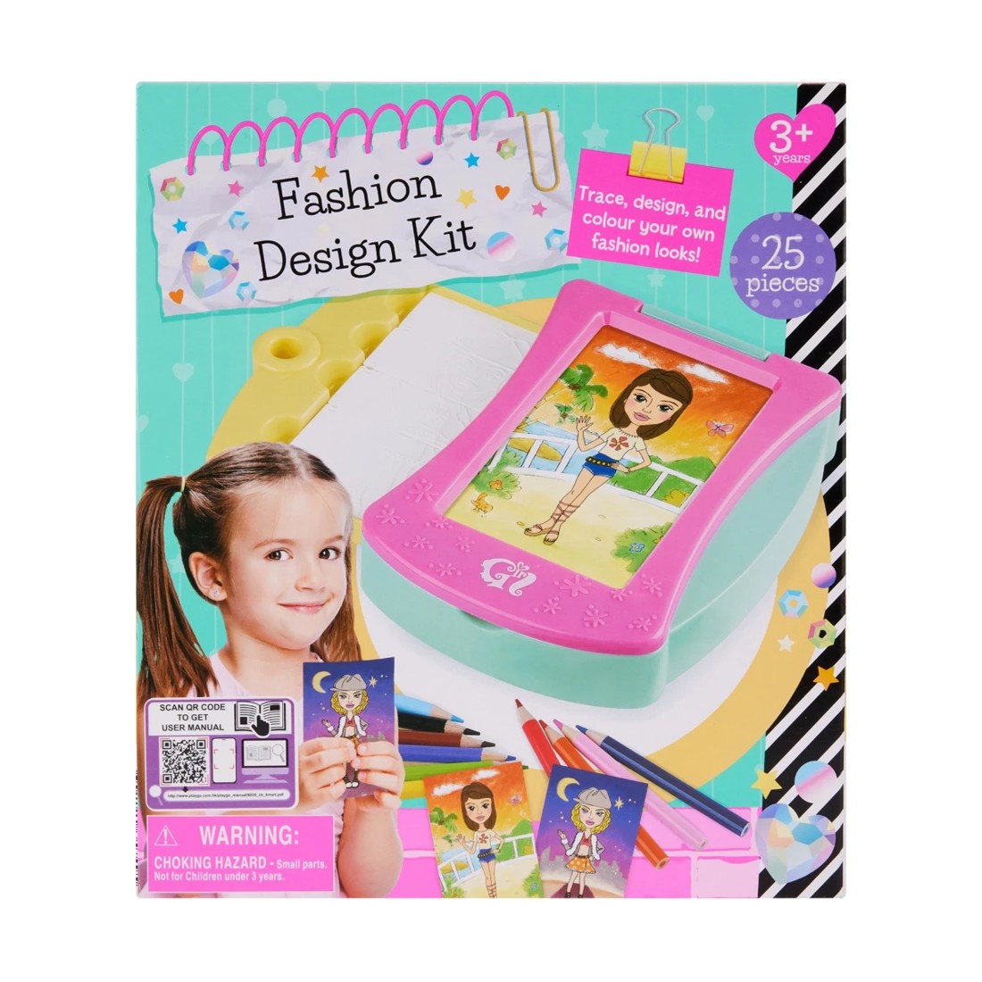 1 25 Piece Fashion Design Kit, 1 of 8