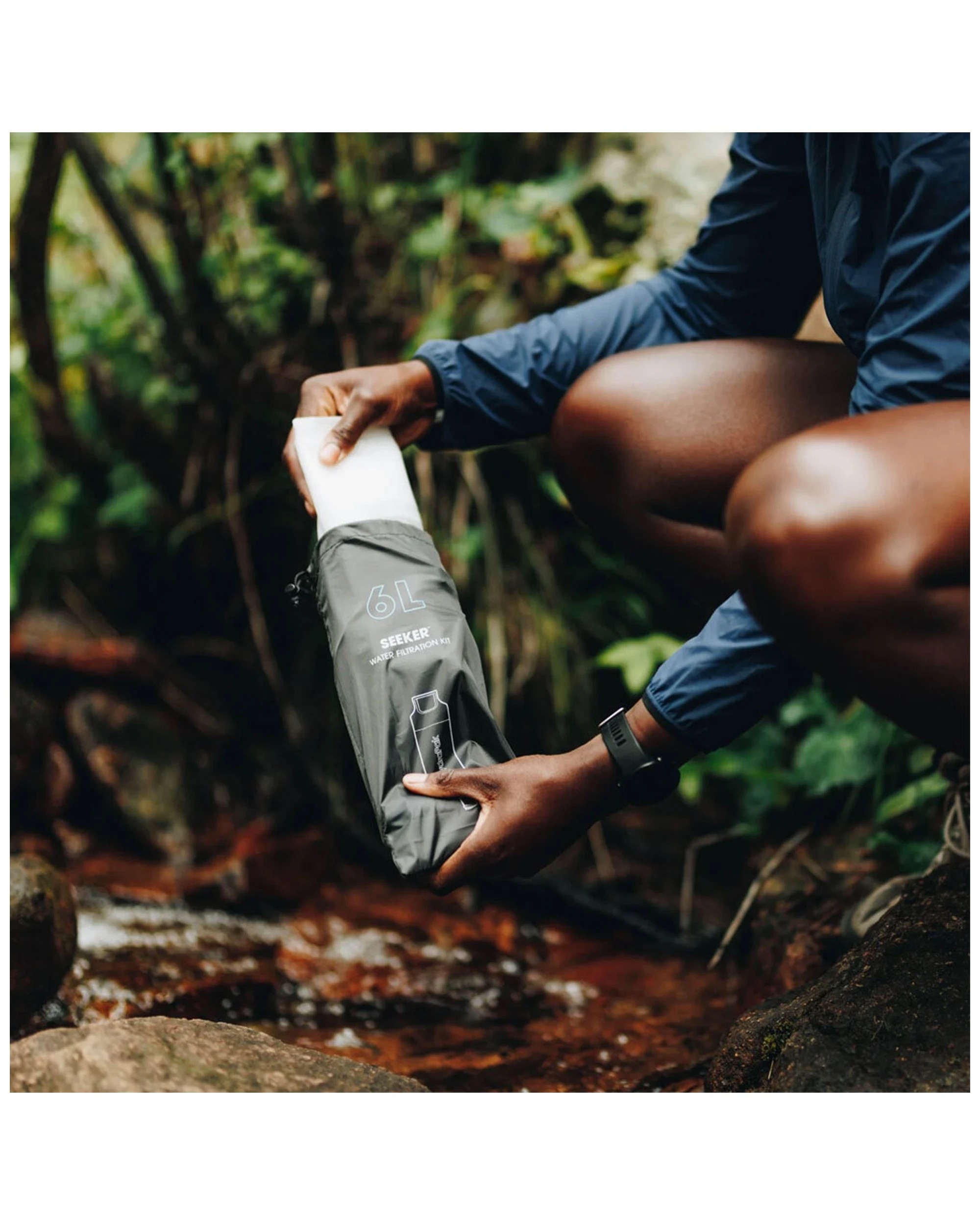 6 HydraPak 6L Seeker Water Container Storage With Filter Kit And Camp Tap - Multi, 6 of 8