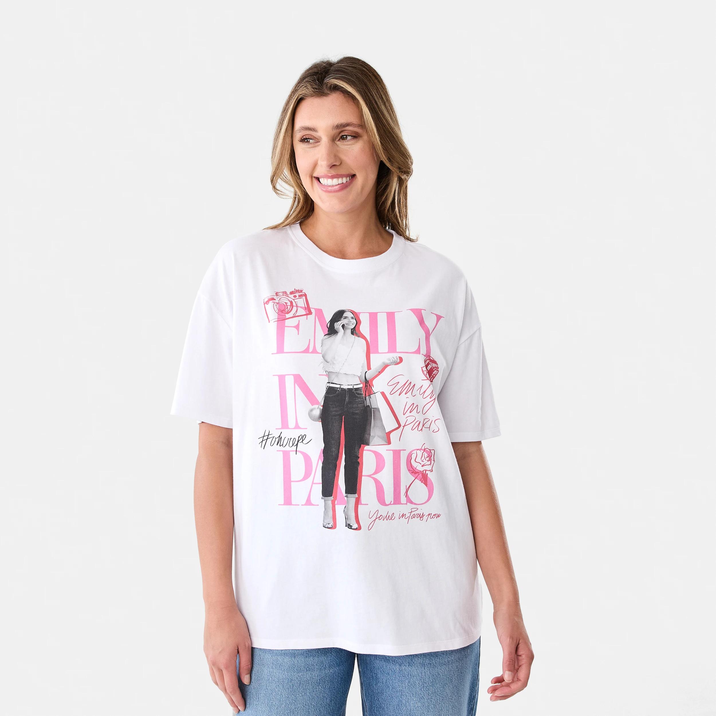 1 Emily in Paris License Short Sleeve T-shirt Emilyparis, 1 of 5