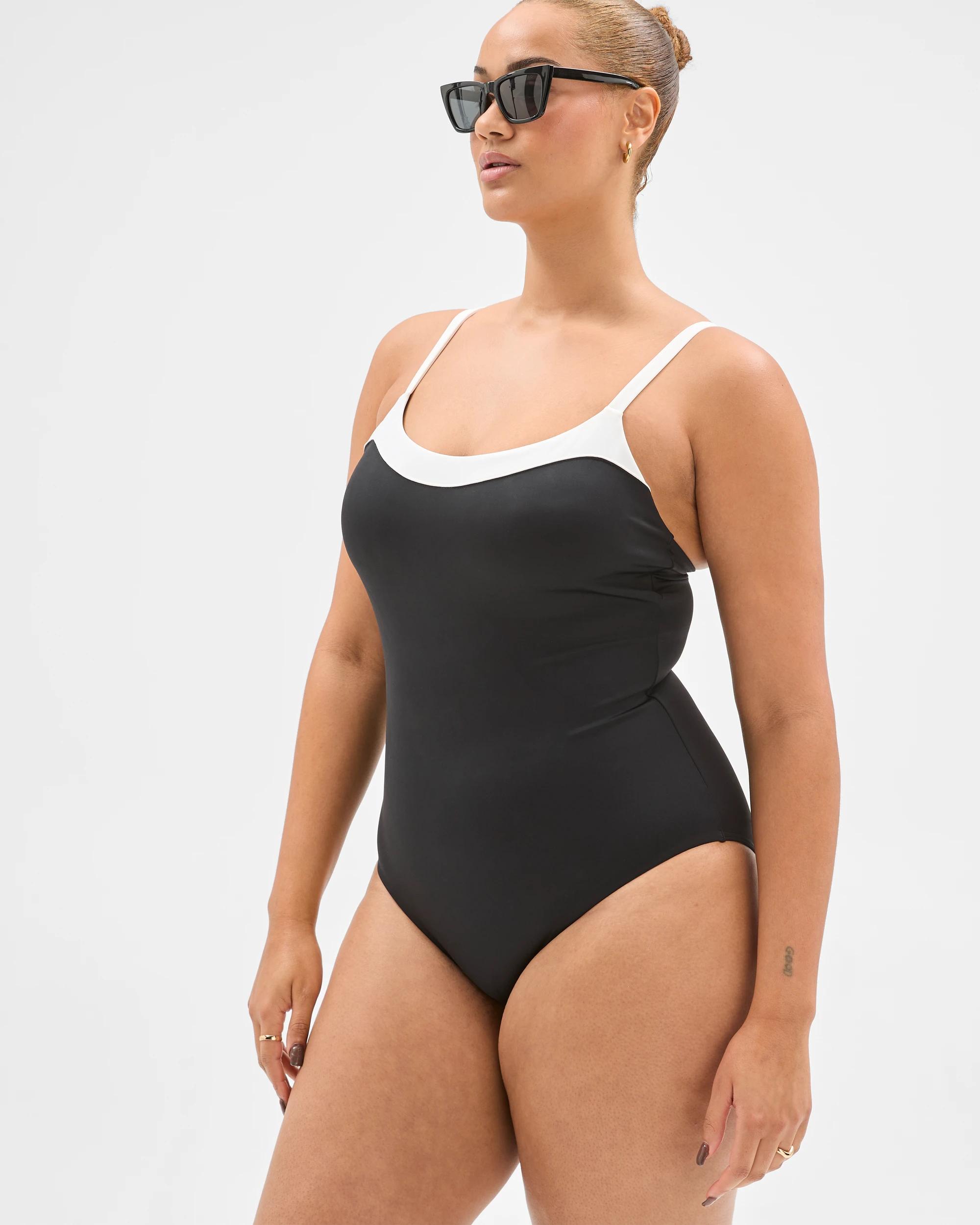 10 Target Woman Resort Two Tone Sculpting One Piece Swimsuit , 10 of 10