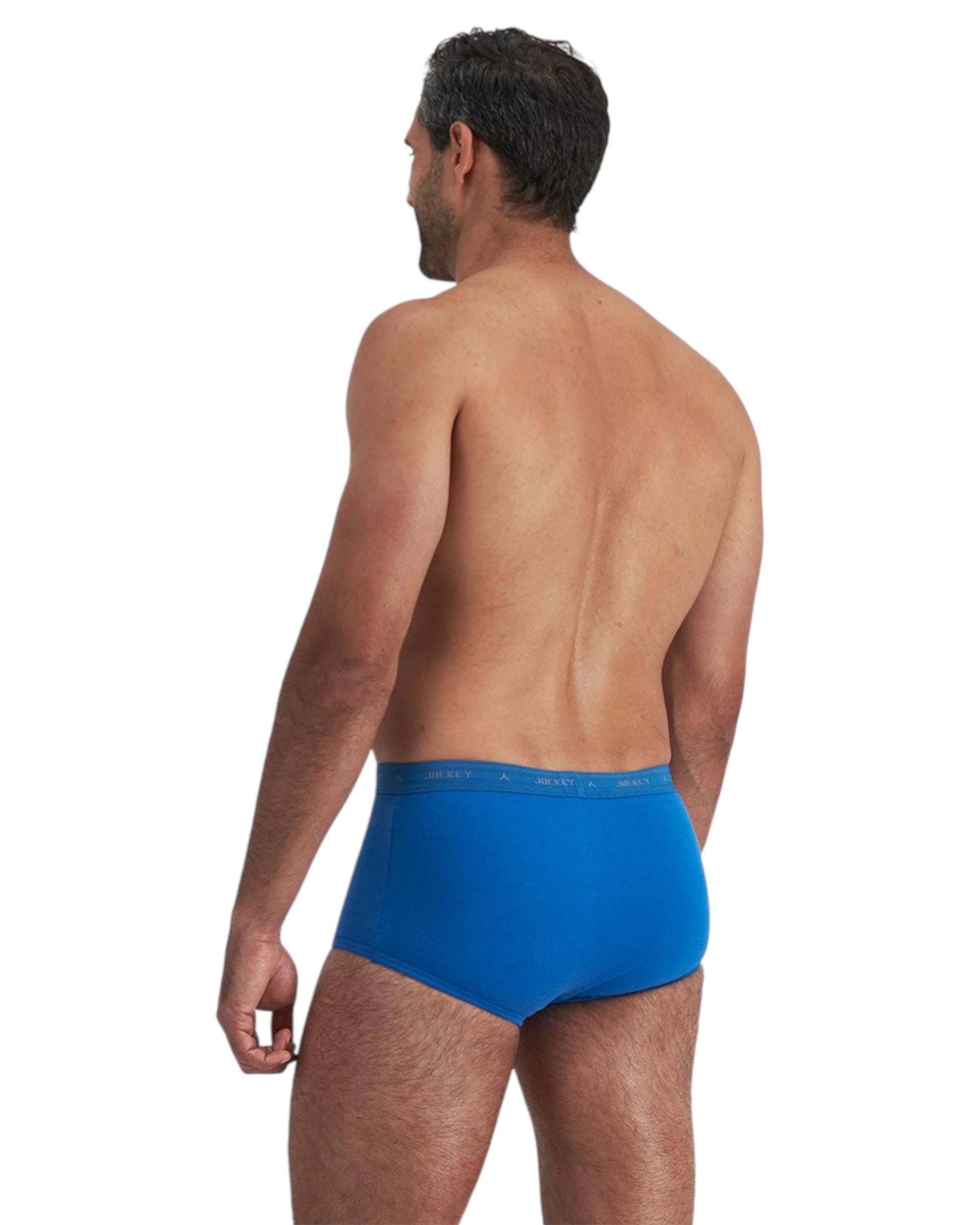 3 Jockey 2 Pack Pack Mens Hipster Y-Front Brief Underwear - Blue BLUE, 3 of 3