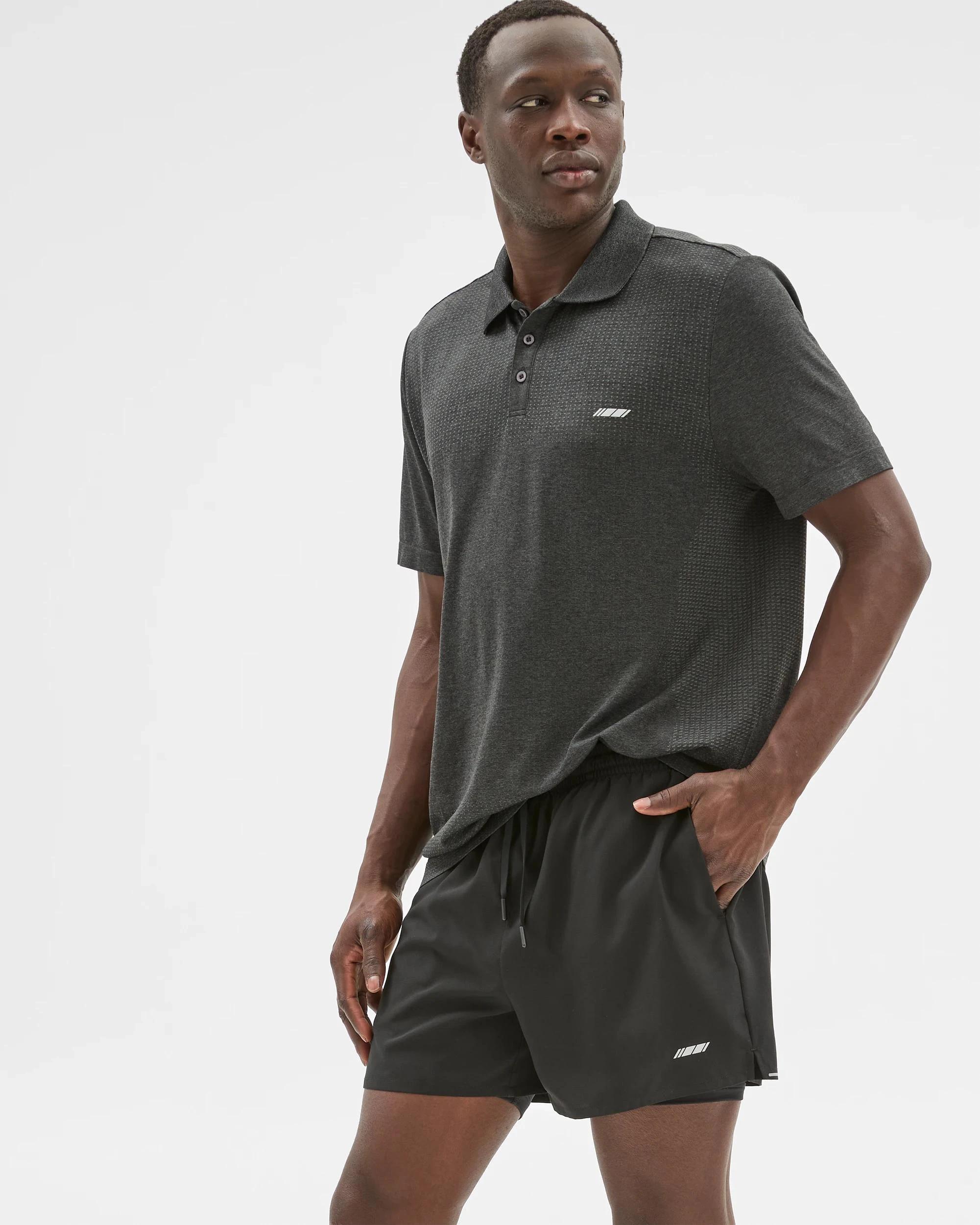 1 Target Active 2 In 1 Woven Shorts BLACK, 1 of 8