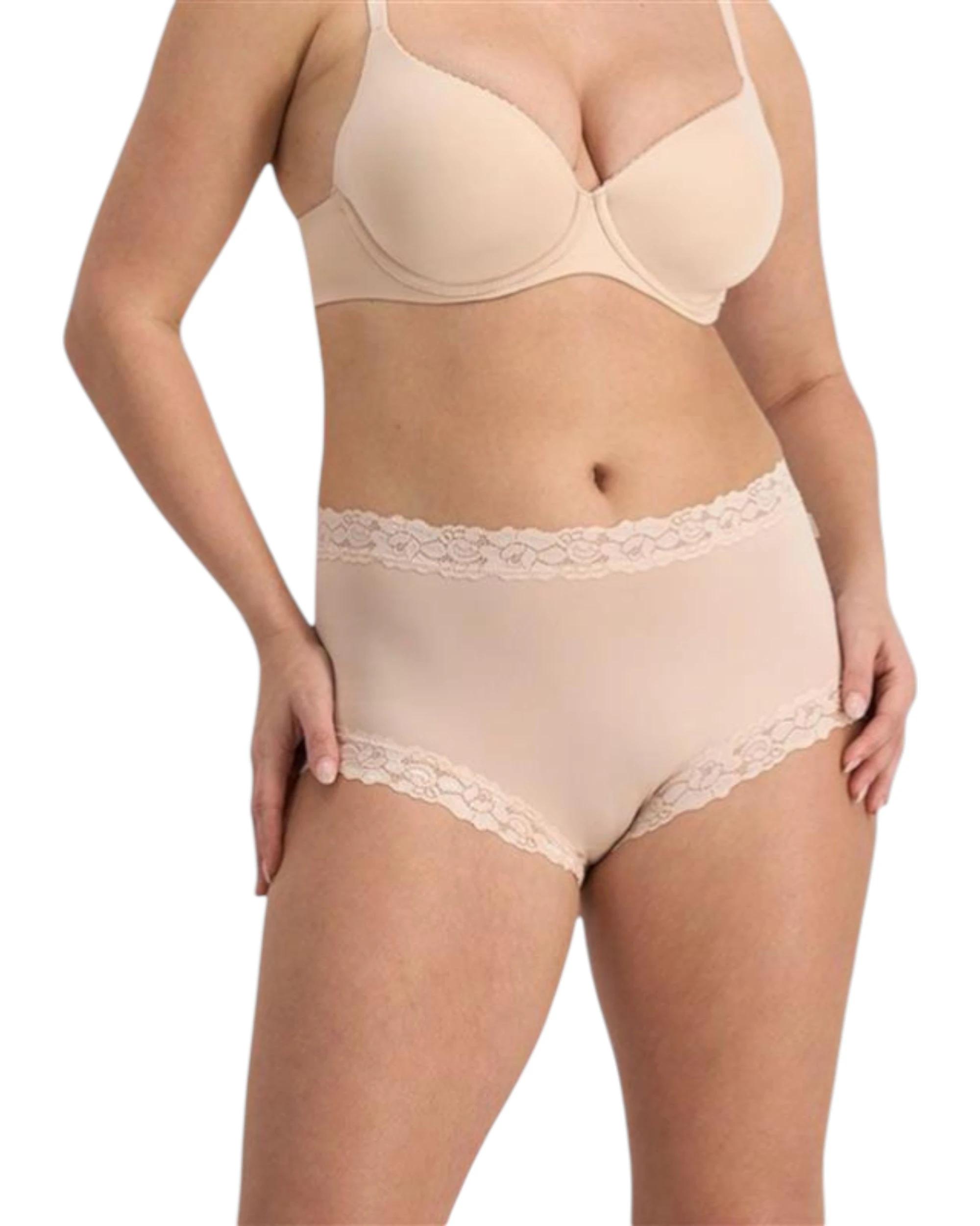 1 Jockey Womens Parisienne Classic Full Brief Underwear Undies Briefs Dusk DUSK, 1 of 3