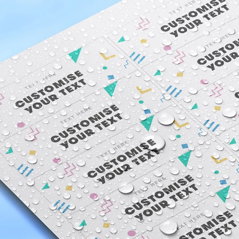 4 Avery 14UP Laser Waterproof Labels 5 Sheets, 4 of 6