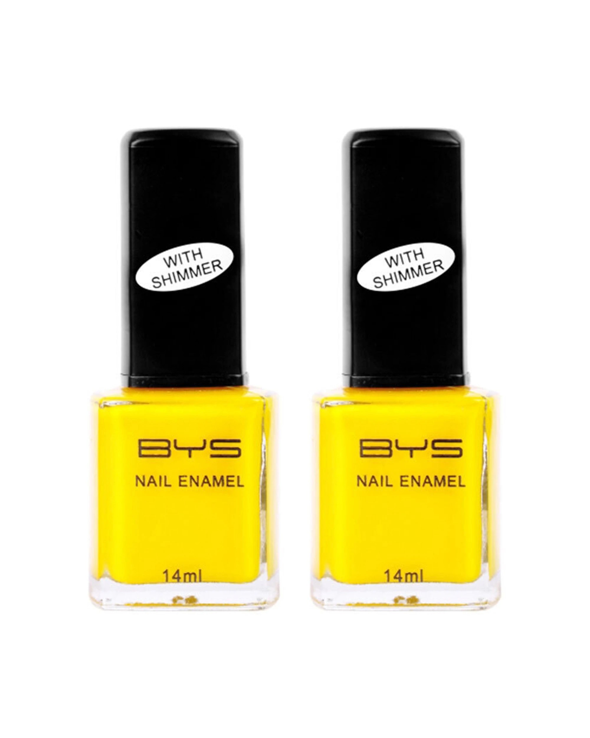 1 BYS 2PK BYS Shimmer Golden Sands Nail Polish Long Wearing Chip Resistant 14ml - Gold, 1 of 2