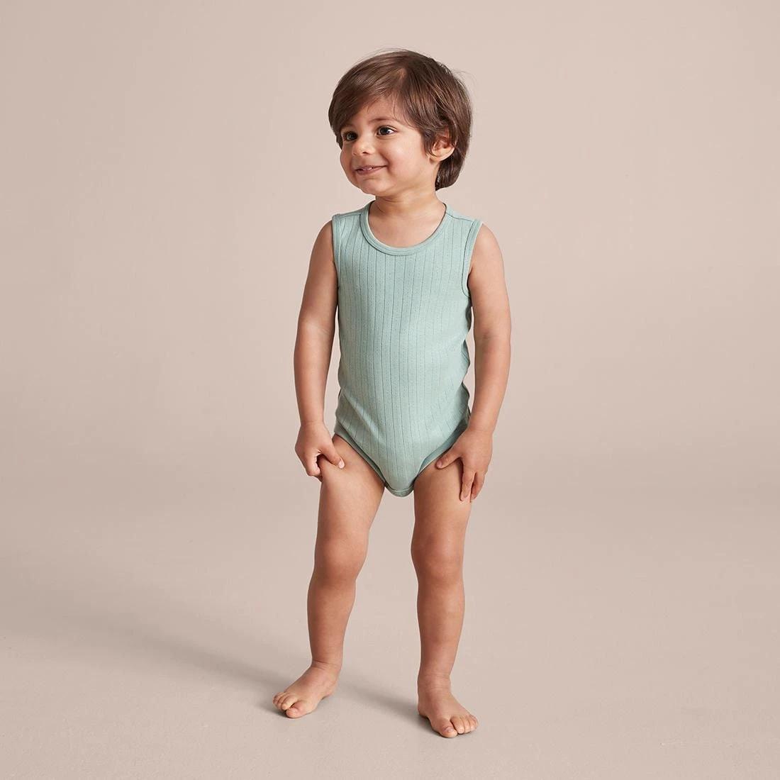 8 Target Baby Organic Cotton Pointelle Bodysuit JADEITE GREEN, 8 of 10