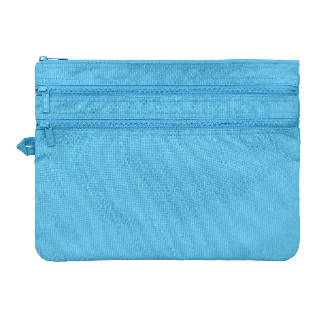 2 Studymate Triple Zip Pencil Case Blue, 2 of 4