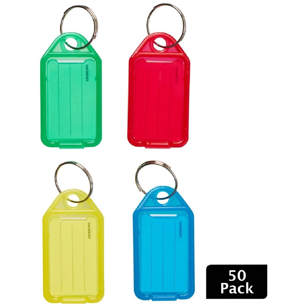 1 J.Burrows Key Tags Assorted 50 Pack, 1 of 1