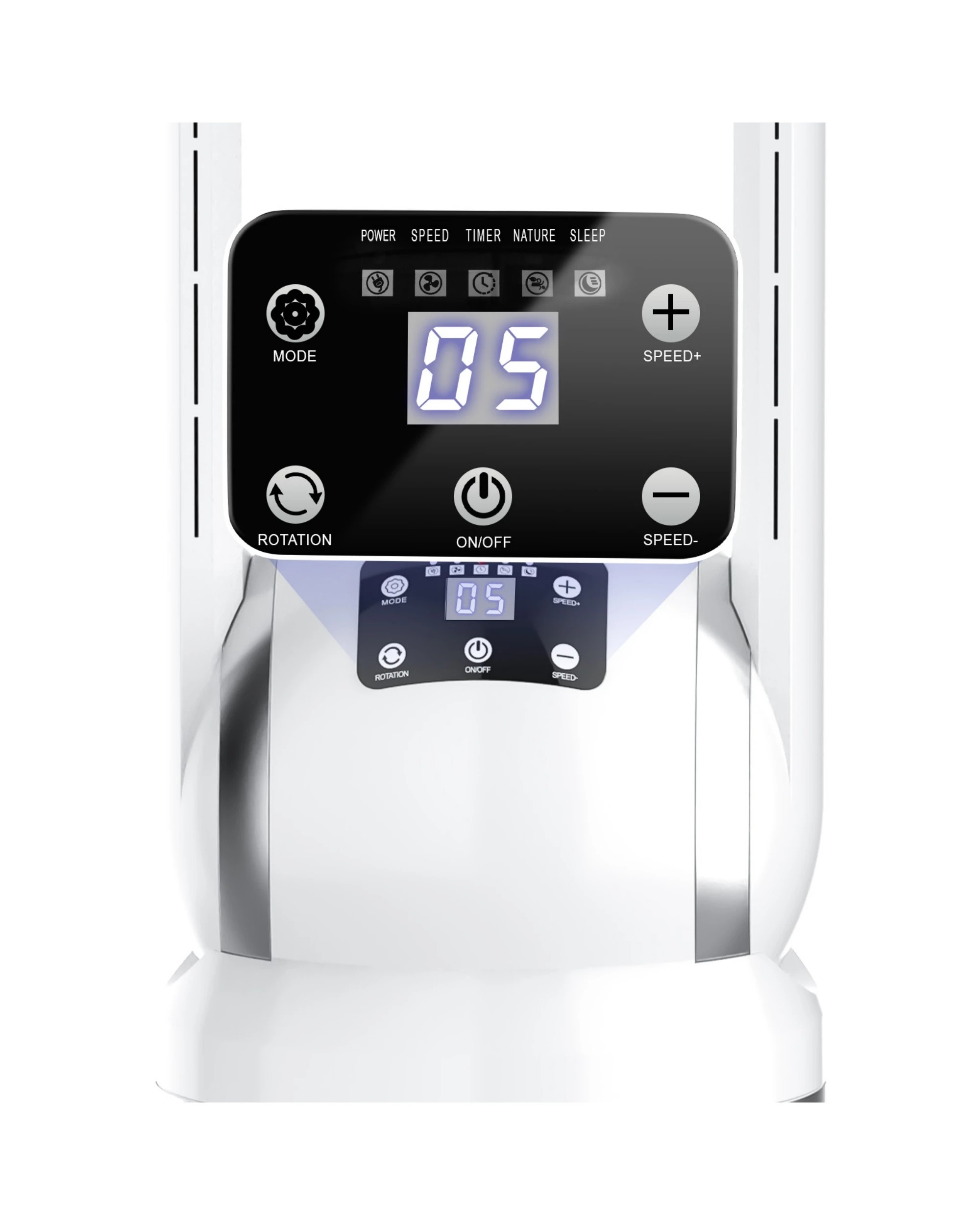 3 Advwin Bladeless Cooling Heating Fan Combo with HEPA Air Purifier Remote LED Touch Control, 3 of 7