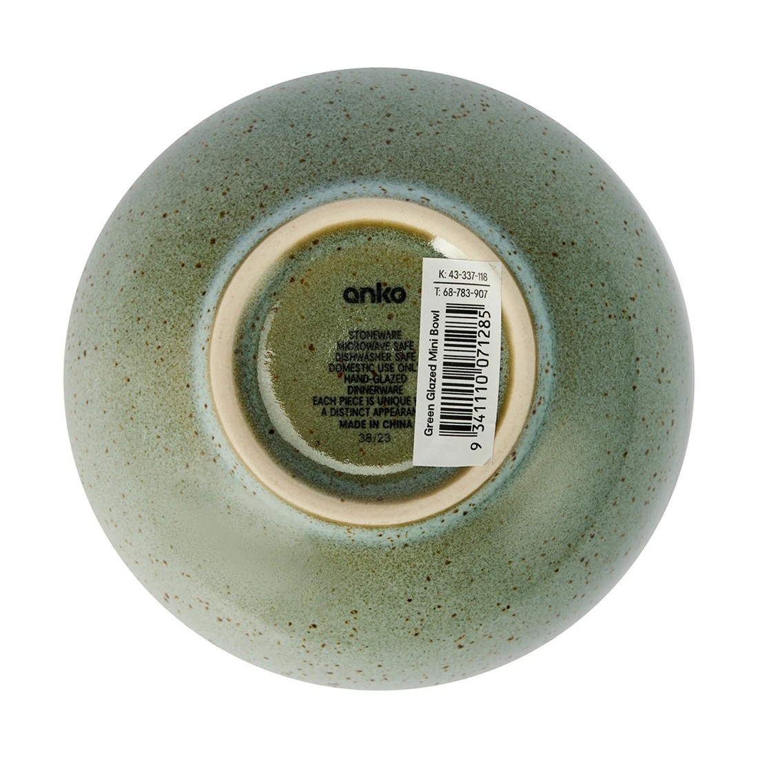 2 Green Glazed Mini Bowl, 2 of 6