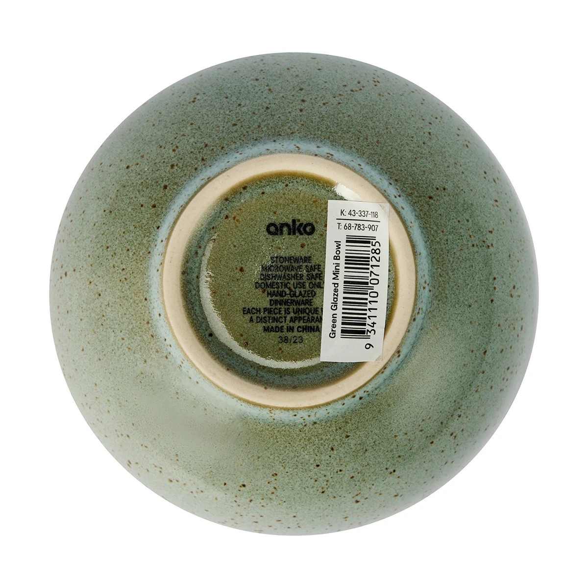 2 Green Glazed Mini Bowl, 2 of 6