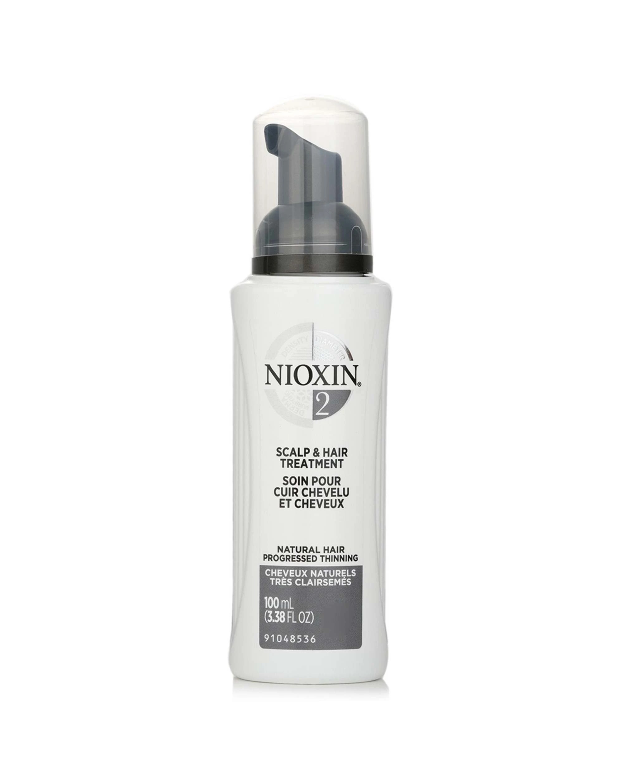 1 Nioxin Diameter System 2 Scalp & Hair Treatment (Natural Hair, Progressed Thinning)  100ml/3.38oz, 1 of 3