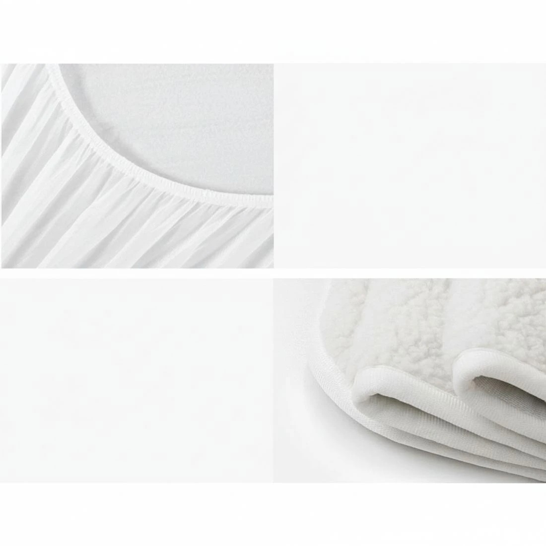 6 Giselle Electric Blanket Queen Fitted Heated Pad Fleecy Underlay Washable Winter - White, 6 of 8