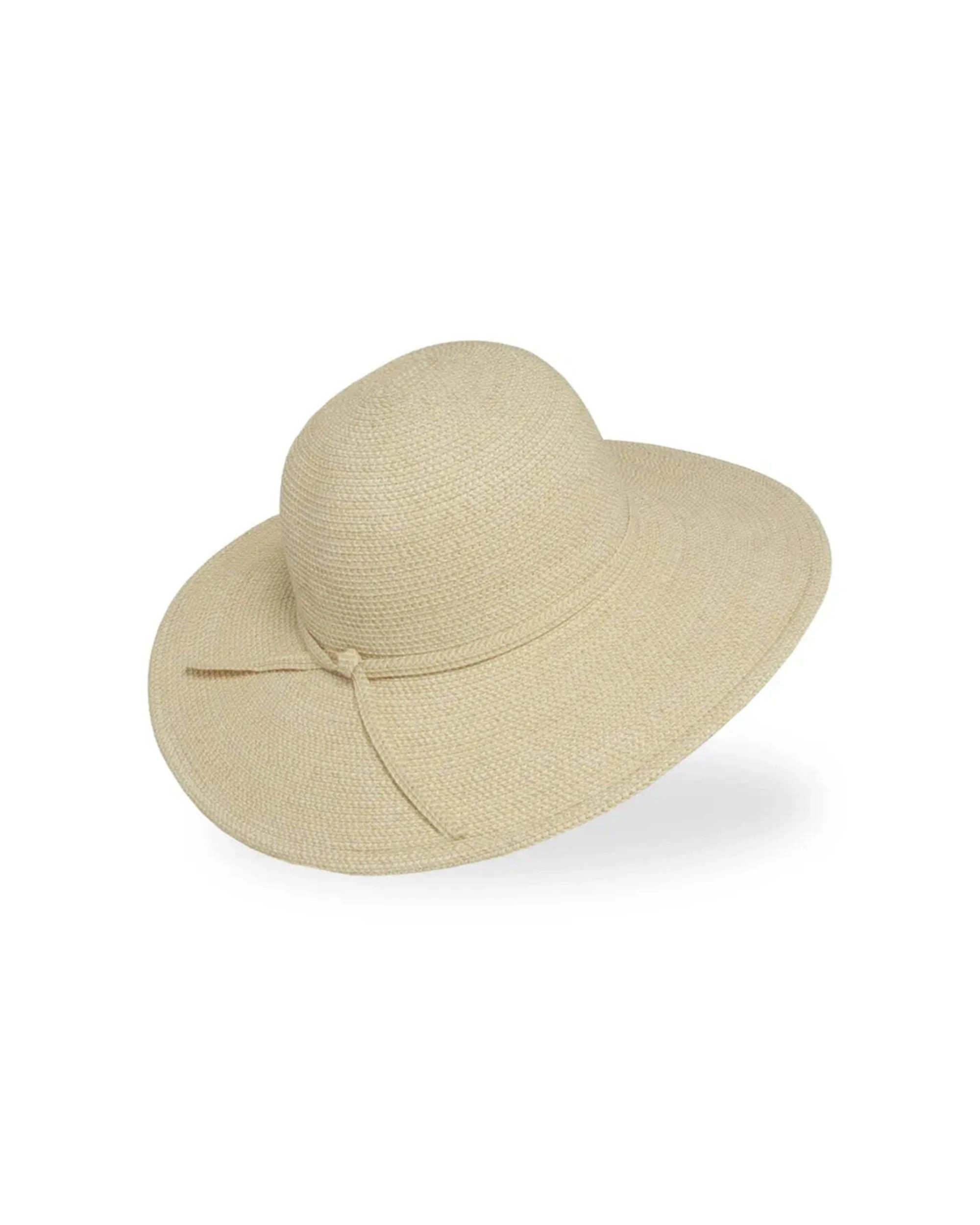 1 Sunday Afternoons Riviera Hat Medium UPF 50+ Adjustable Braided Tie Travel Packable Hat Cream - Natural, 1 of 4