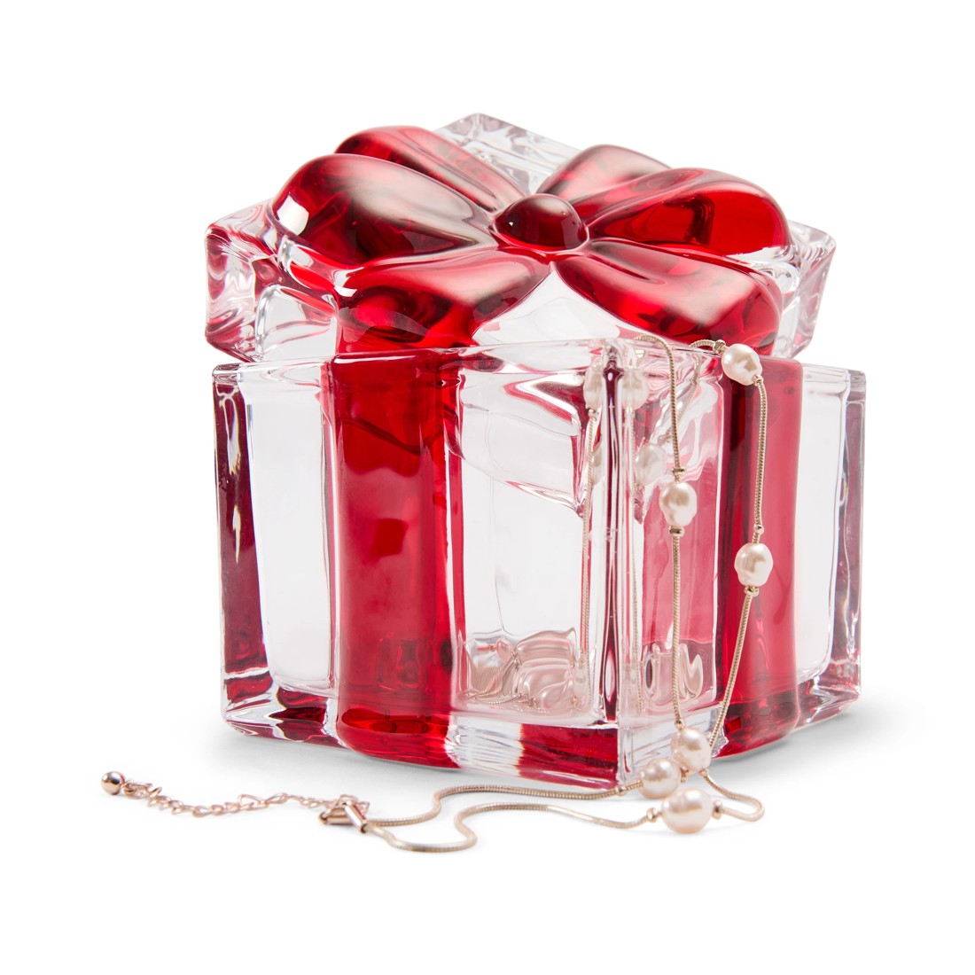 1 Glass Gift Trinket Box, 1 of 9