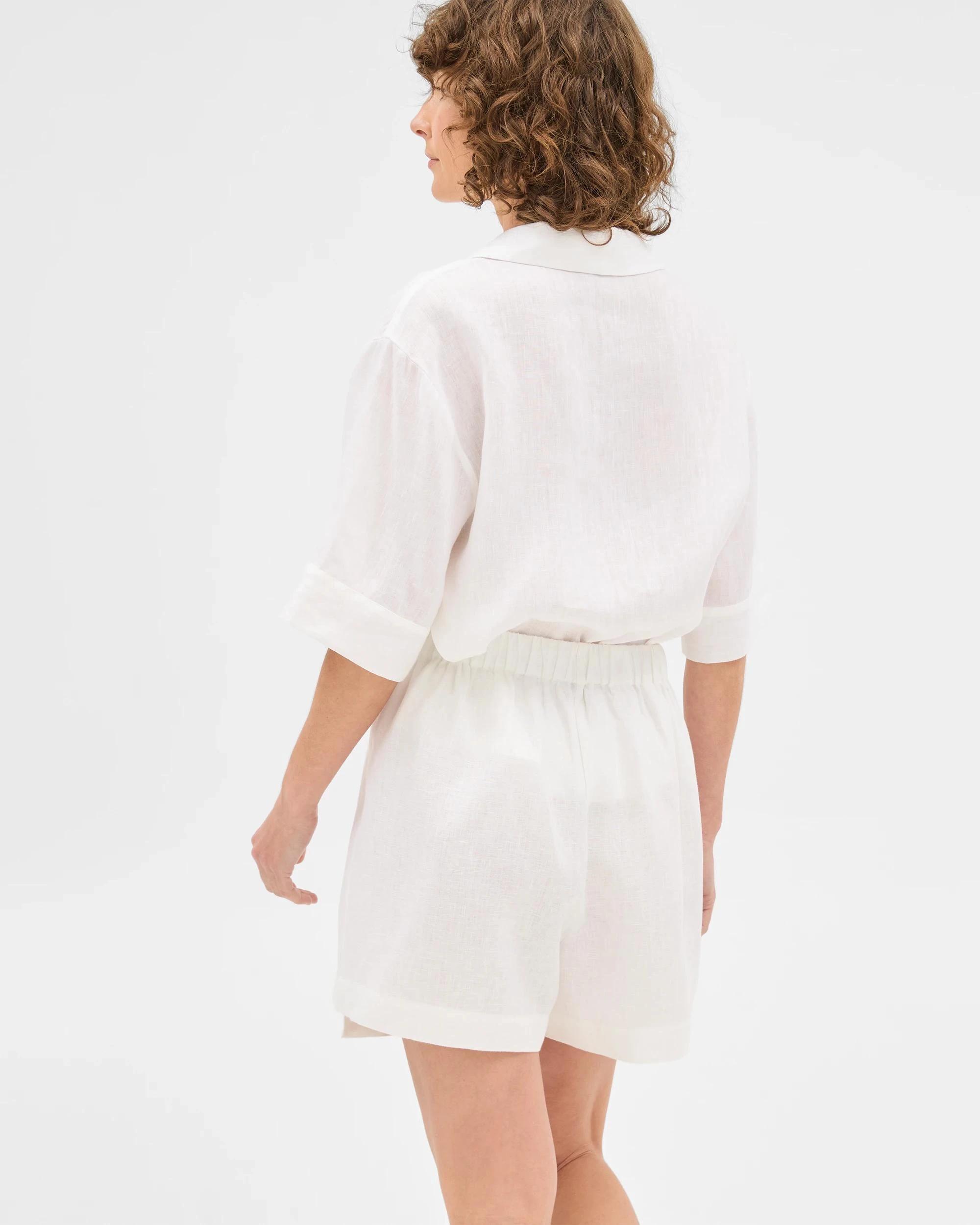 6 Target European Linen Wrap Skort WHITE, 6 of 6