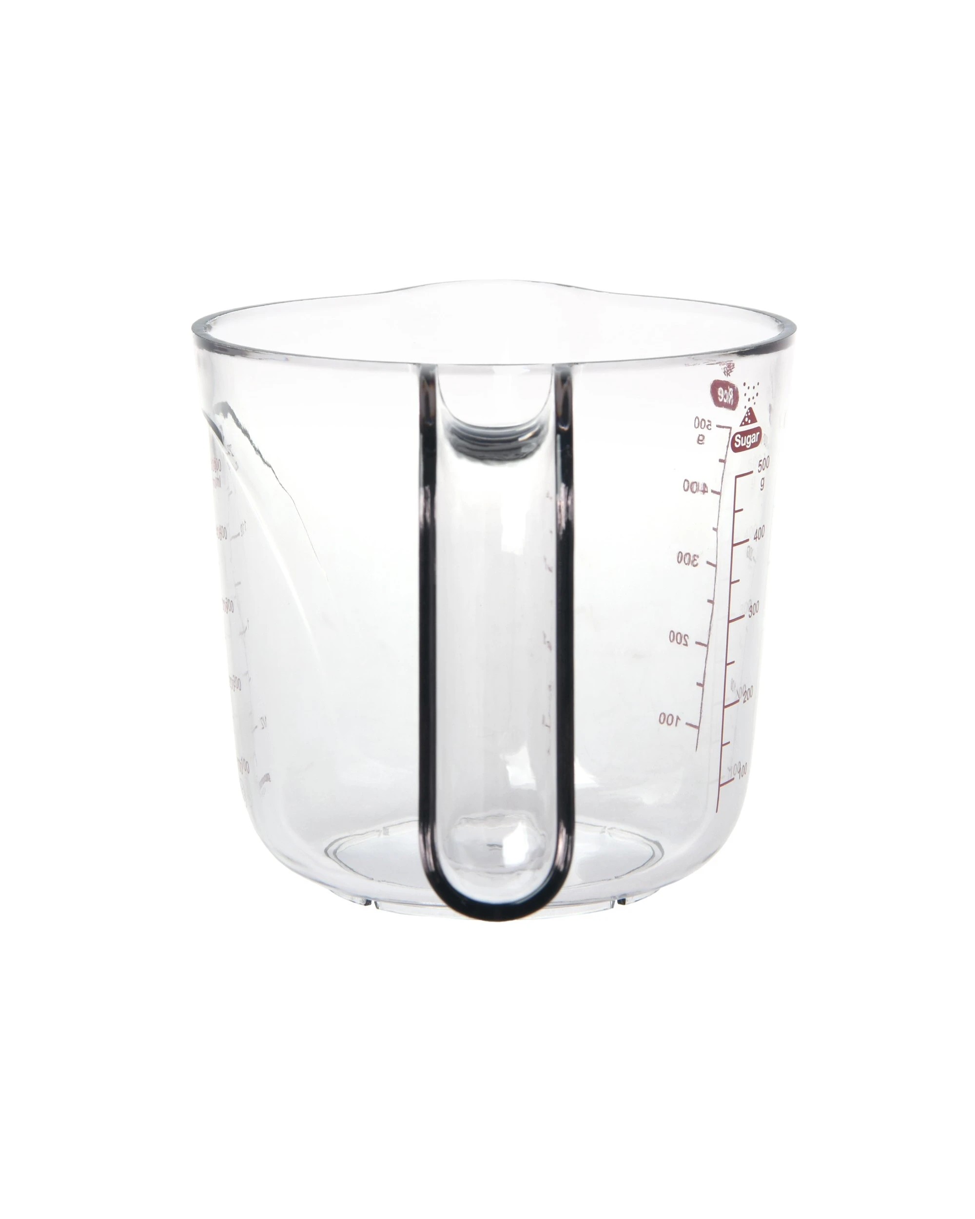 4 Gourmet Kitchen Modern Weight Conversion Measuring Cup AS 500ml/2 cups - Grey, 4 of 8