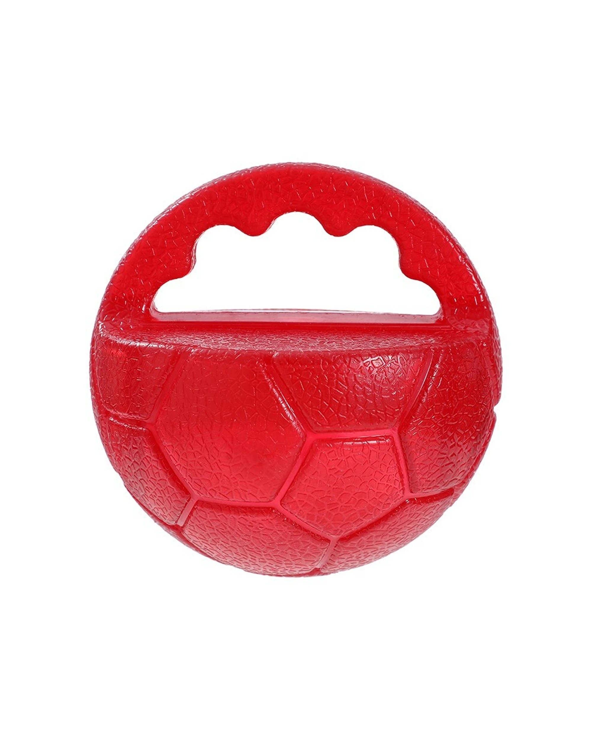 2 Paws And Claws 10cm Tpr Rubber Giggle Throw Ball Training Fetch Toy Red
 - Red, 2 of 7