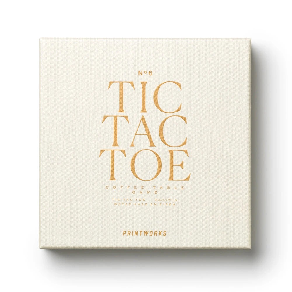 1 Printworks Classic-Tic Tac Toe - Beige, 1 of 5