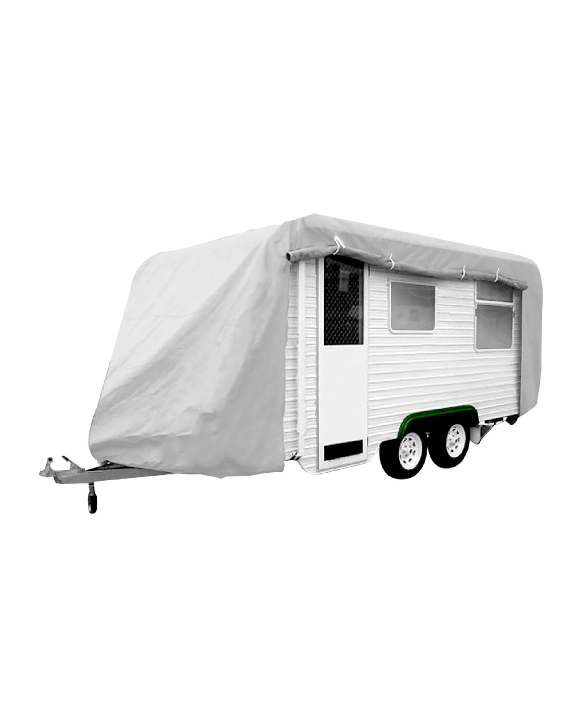 1 Wallaroo 10ft To 13ft Caravan Cover With Side Zip Campervan 11ft 12ft - Silver, 1 of 6