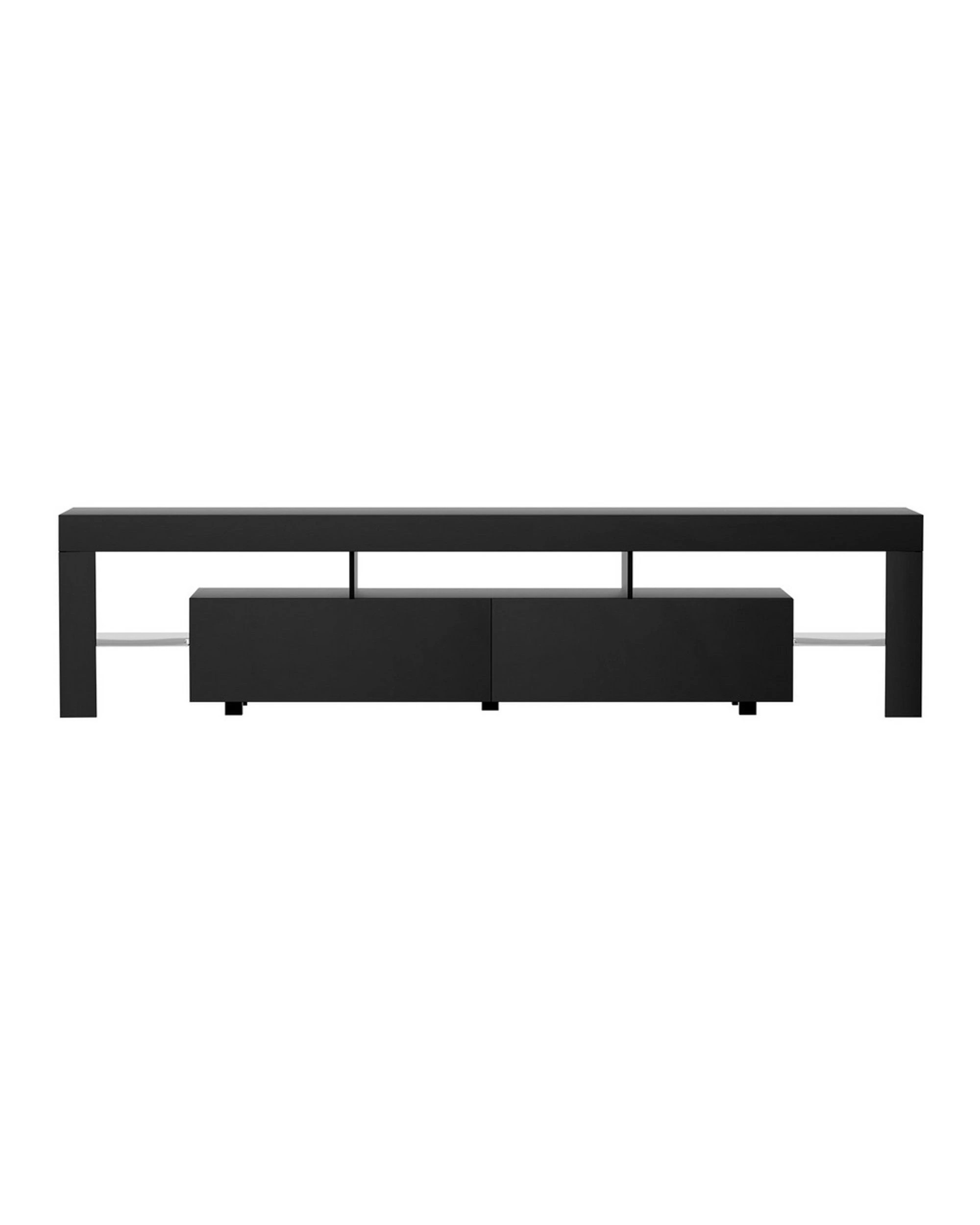 2 Artiss TV Cabinet Entertainment Unit Stand RGB LED 200cm - Black, 2 of 6