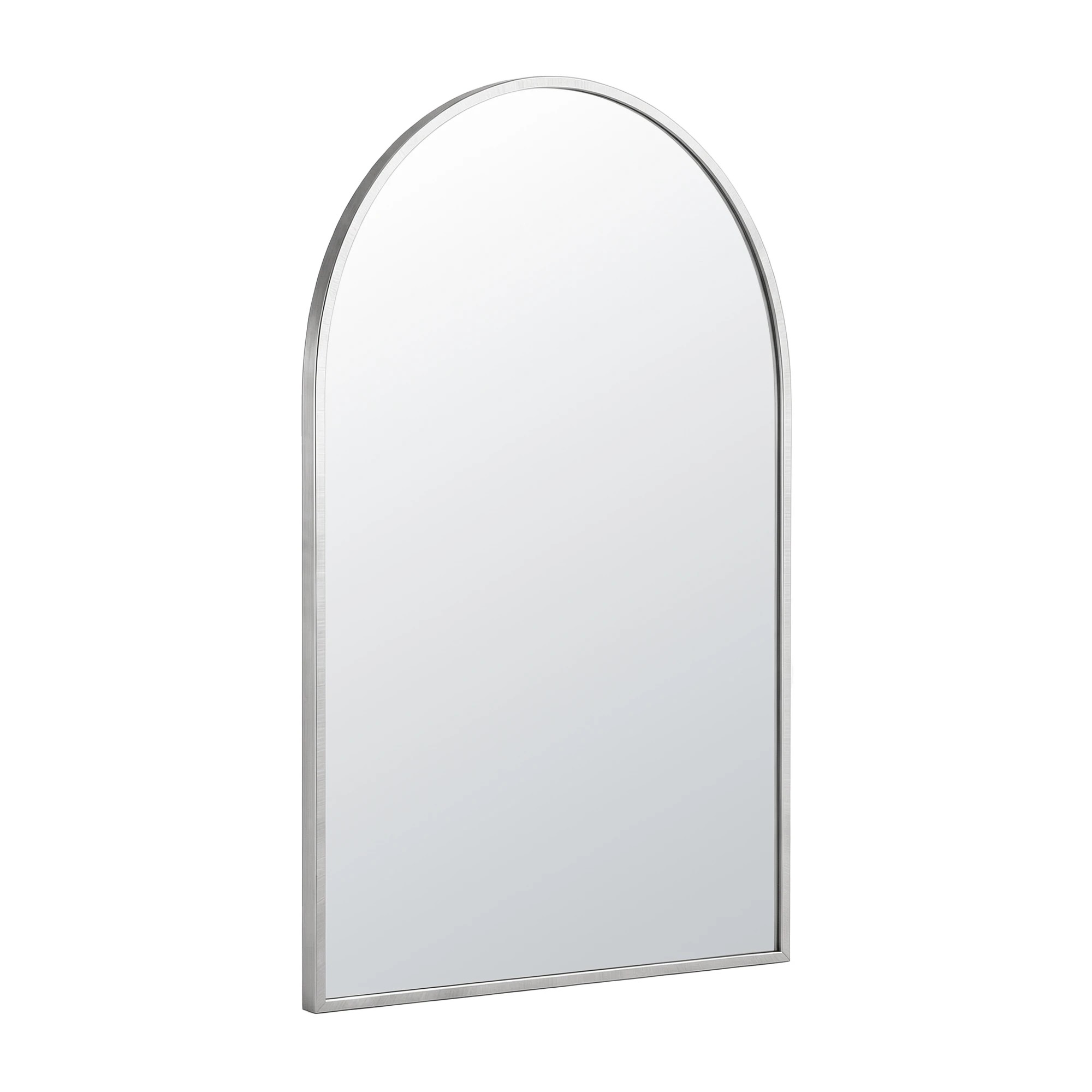 4 Embellir 86x50cm Arched Wall Mirror Vanity Makeup Home Decor - Silver, 4 of 8