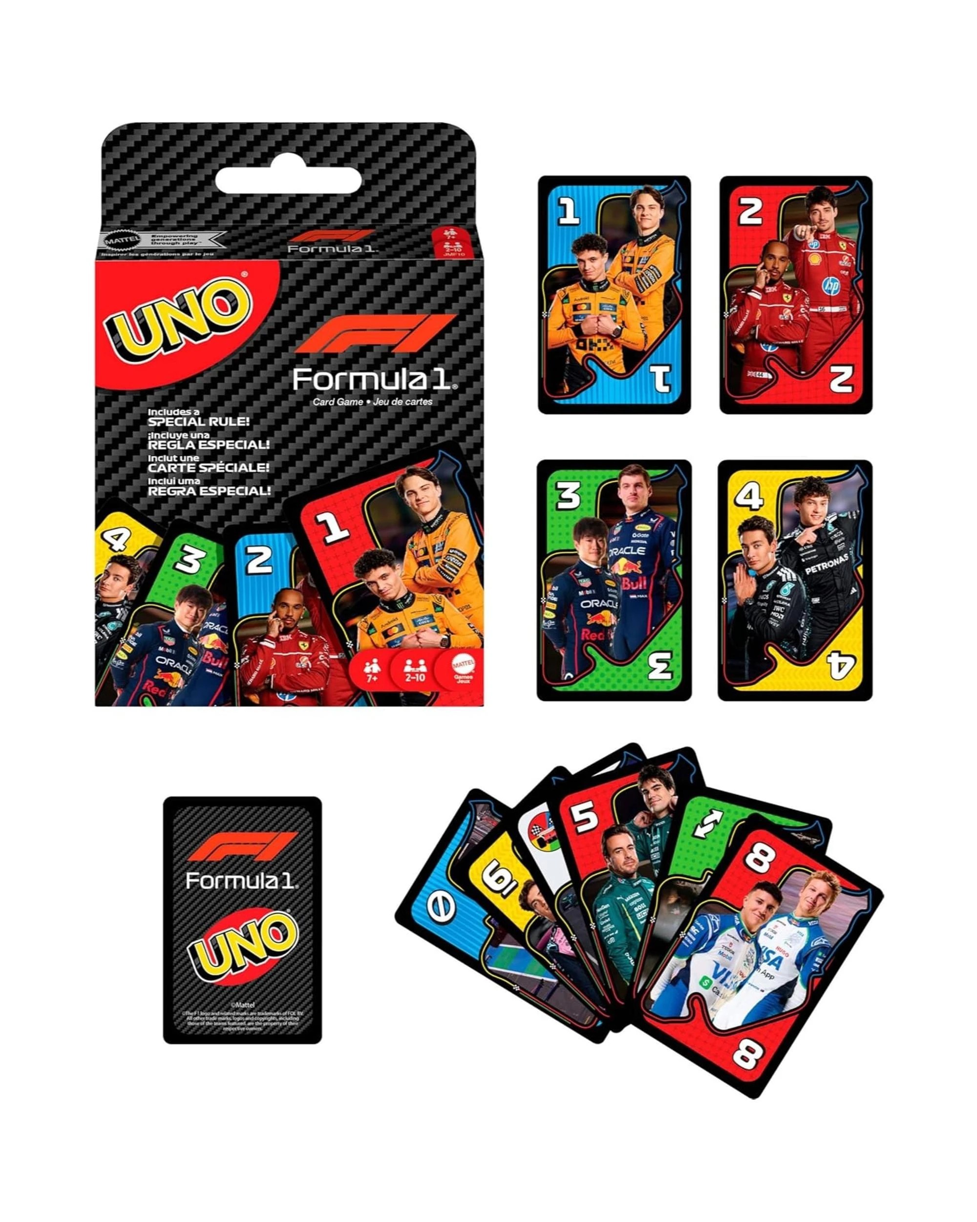 2 Uno Formula 1 Edition Card Game, 2 of 6