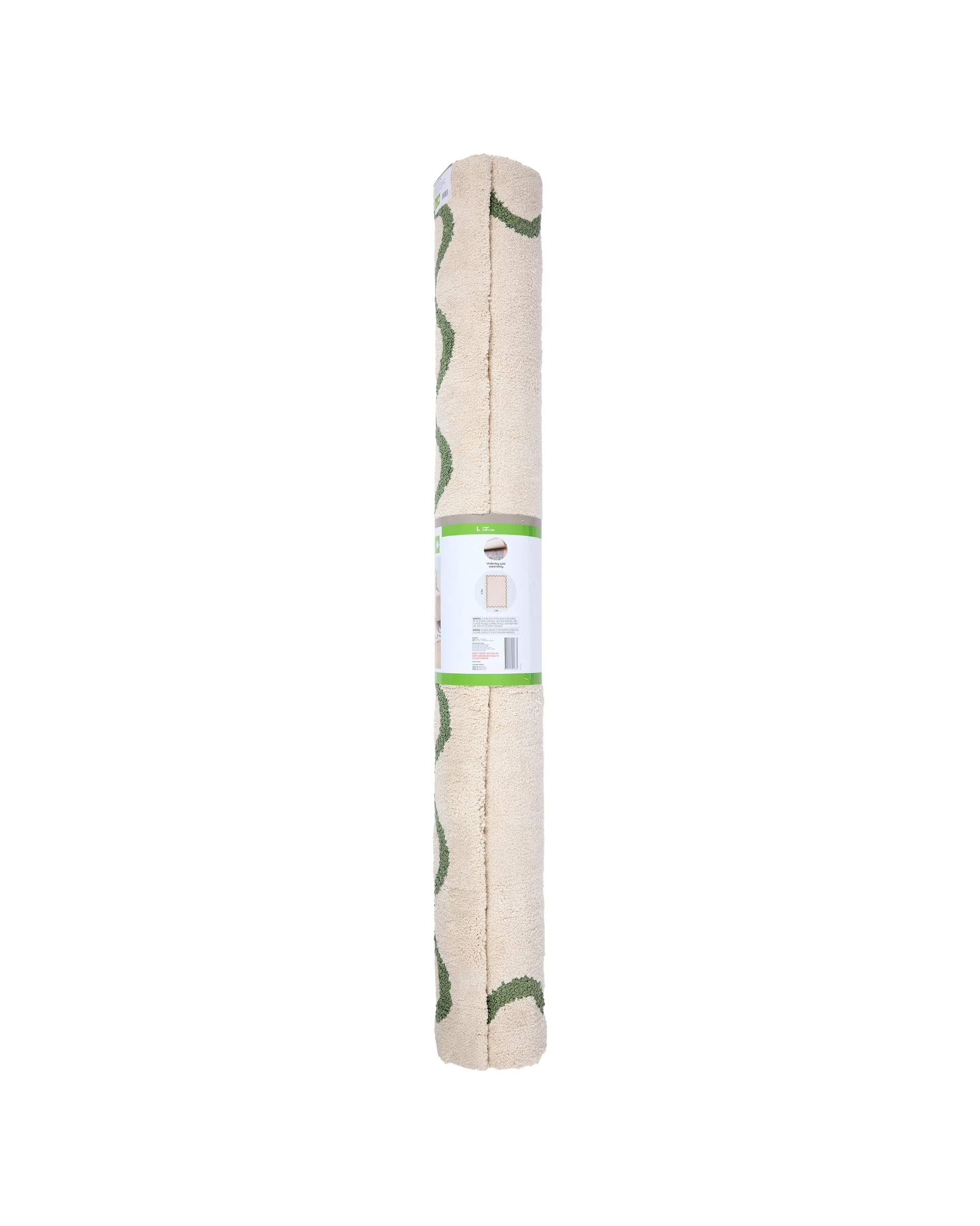 8 Olive Wave Rug - Large - 235cm x 160cm, 8 of 8