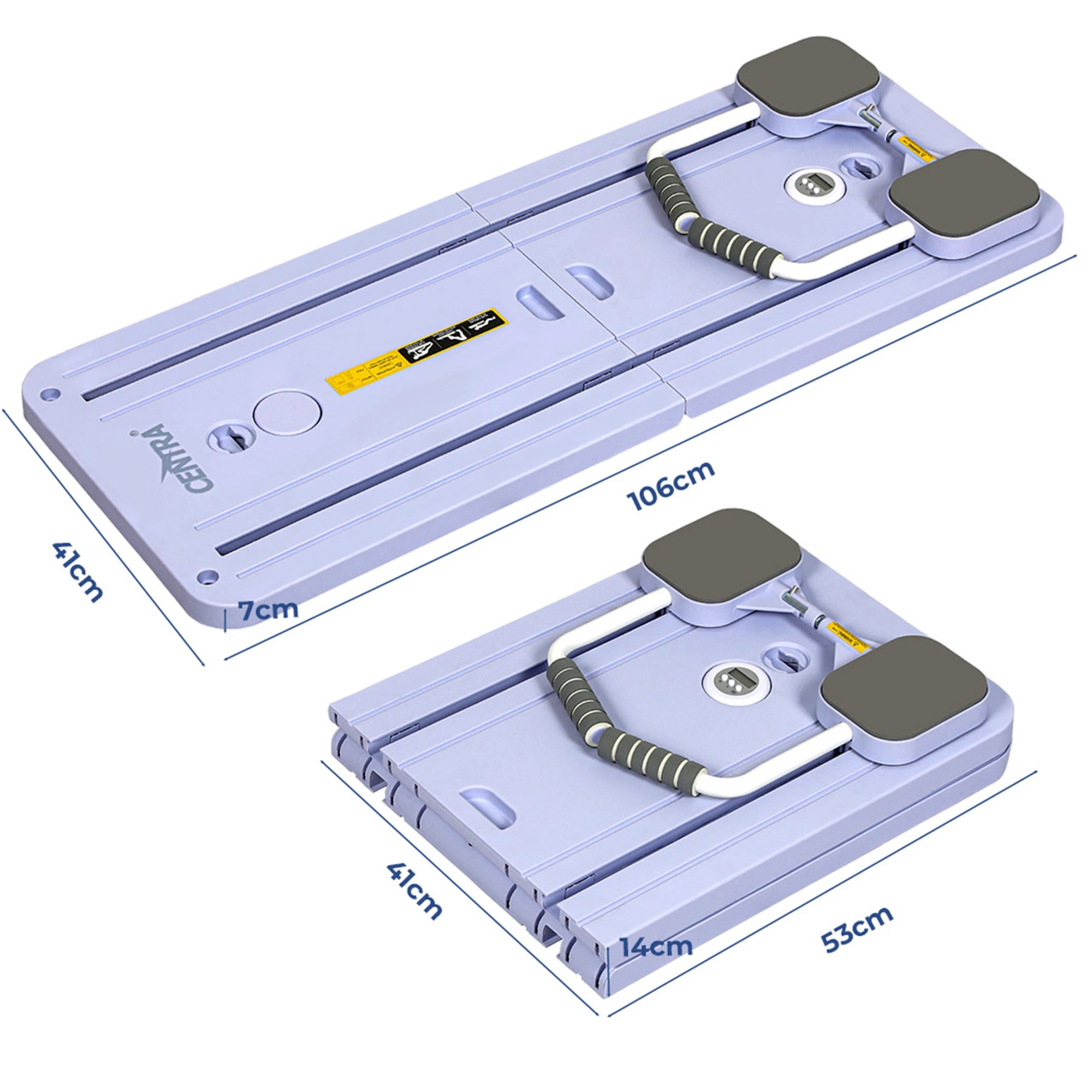 3 Centra Pilates Reformer Board Multi-Functional Abdominal Equipment for Home Gym, 3 of 9
