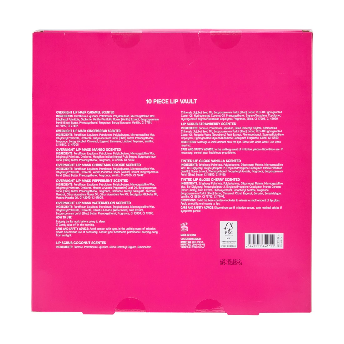 7 OXX Skincare 10 Piece Lip Vault Kit, 7 of 7