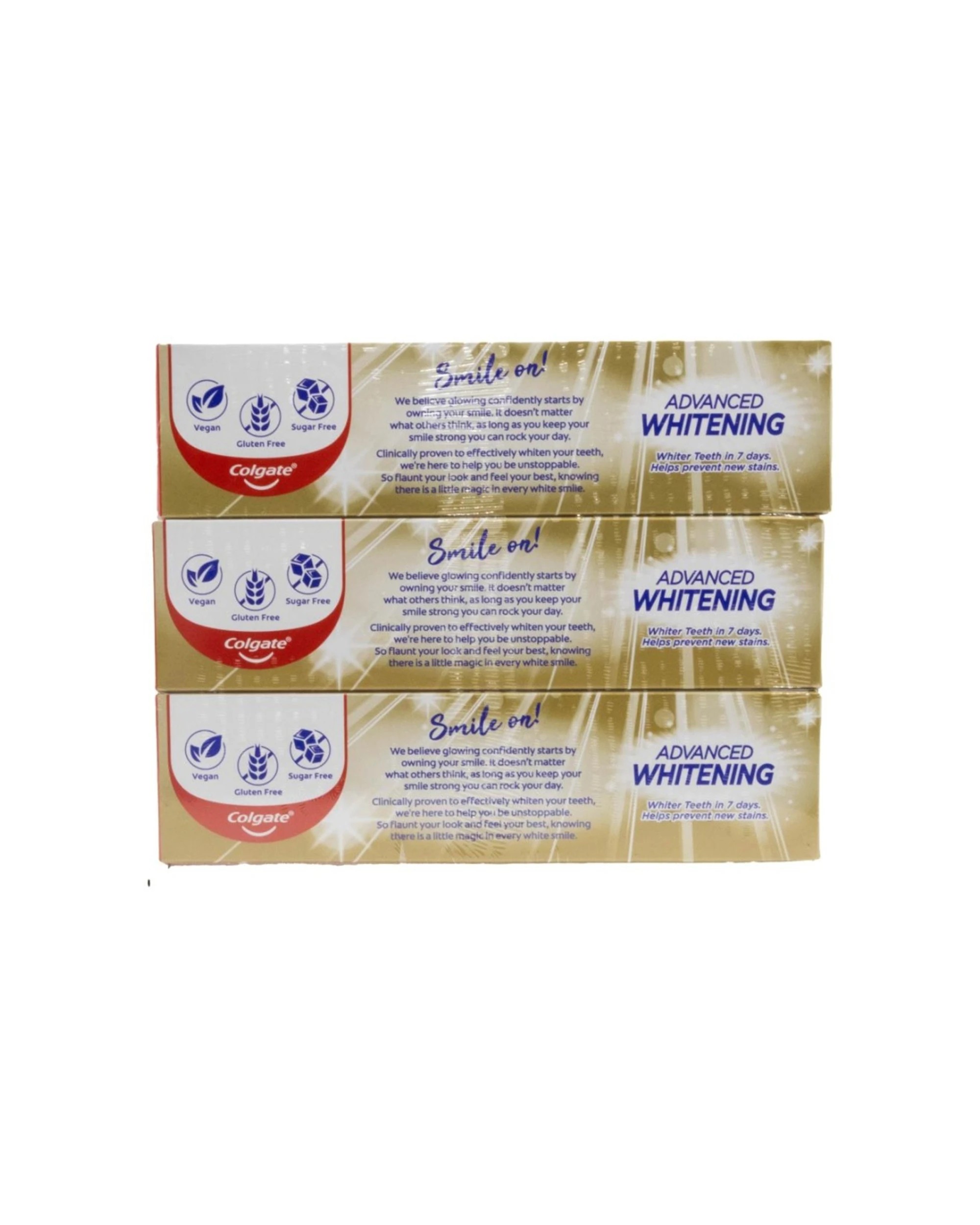 3 Colgate 8x 3pc Advanced Whitening Tartar Control Toothpaste Value Pack 115G - Multi, 3 of 5