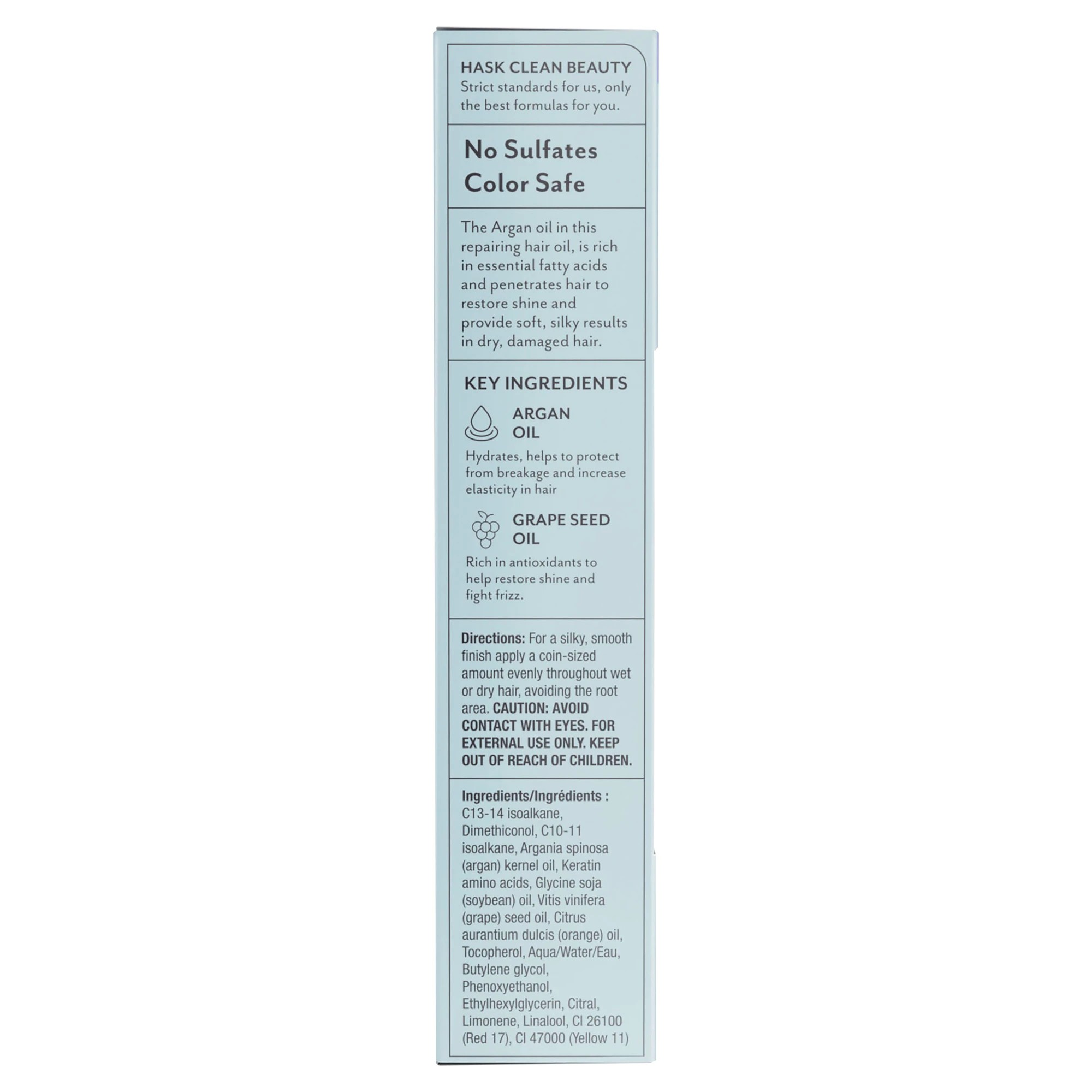 3 HASK Argan Oil from Morocco Repairing Shine Hair Oil - 59ml - Multi, 3 of 10