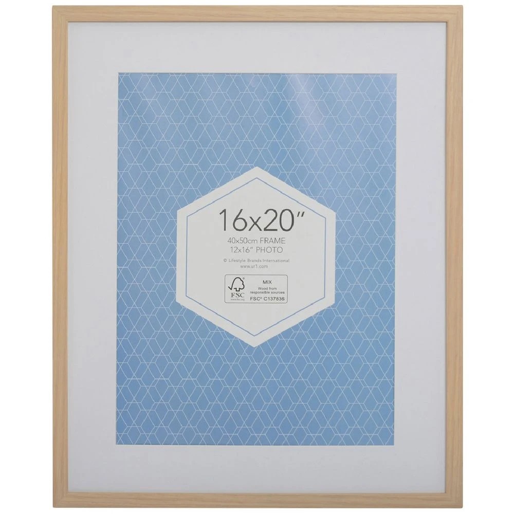 1 Promenade 16x20" Frame Oak, 1 of 5