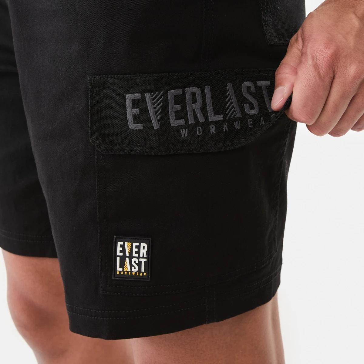 5 Everlast Work Shorts BLACK, 5 of 7